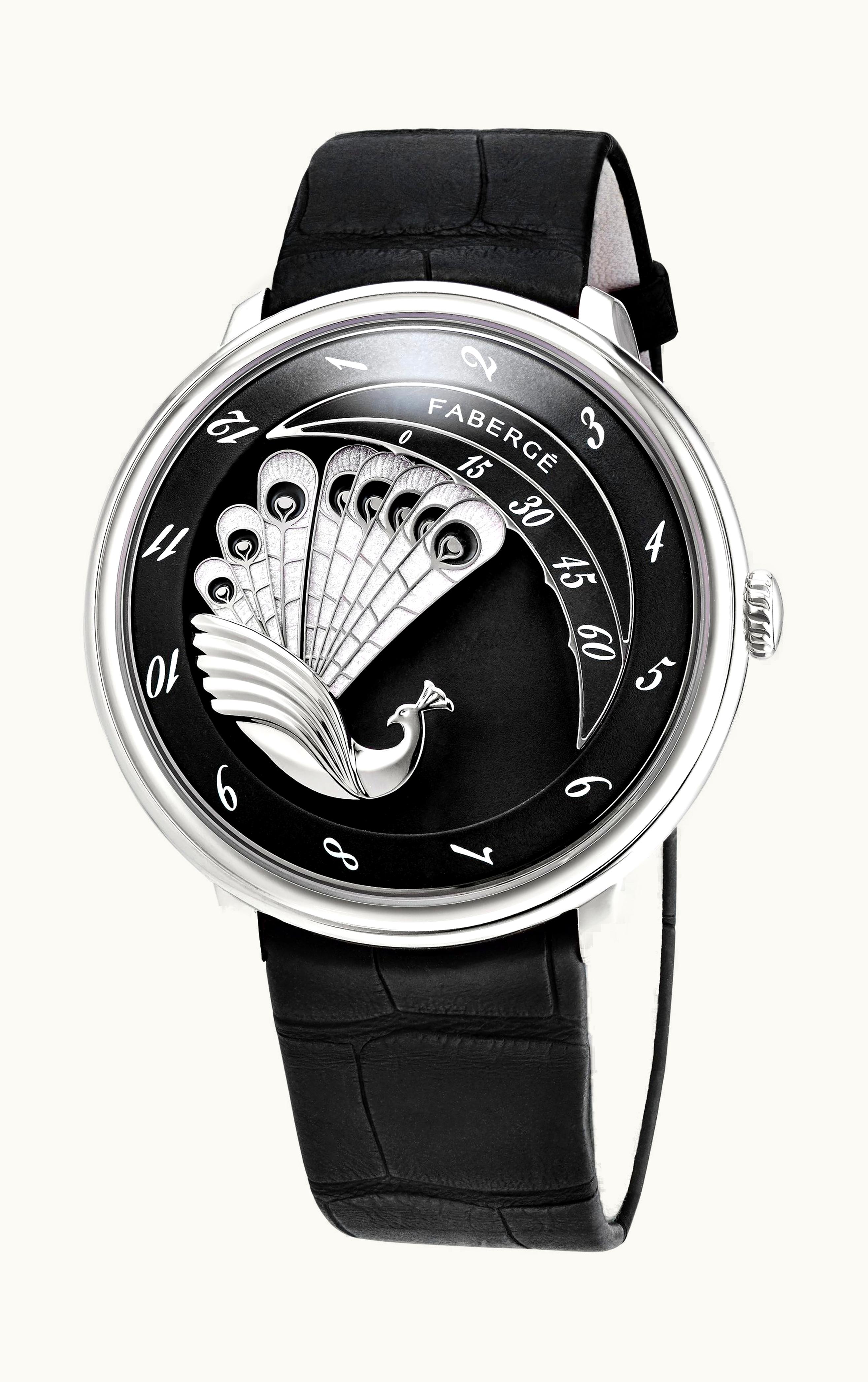 Fabergé Lady Compliquée Peacock White Gold Black