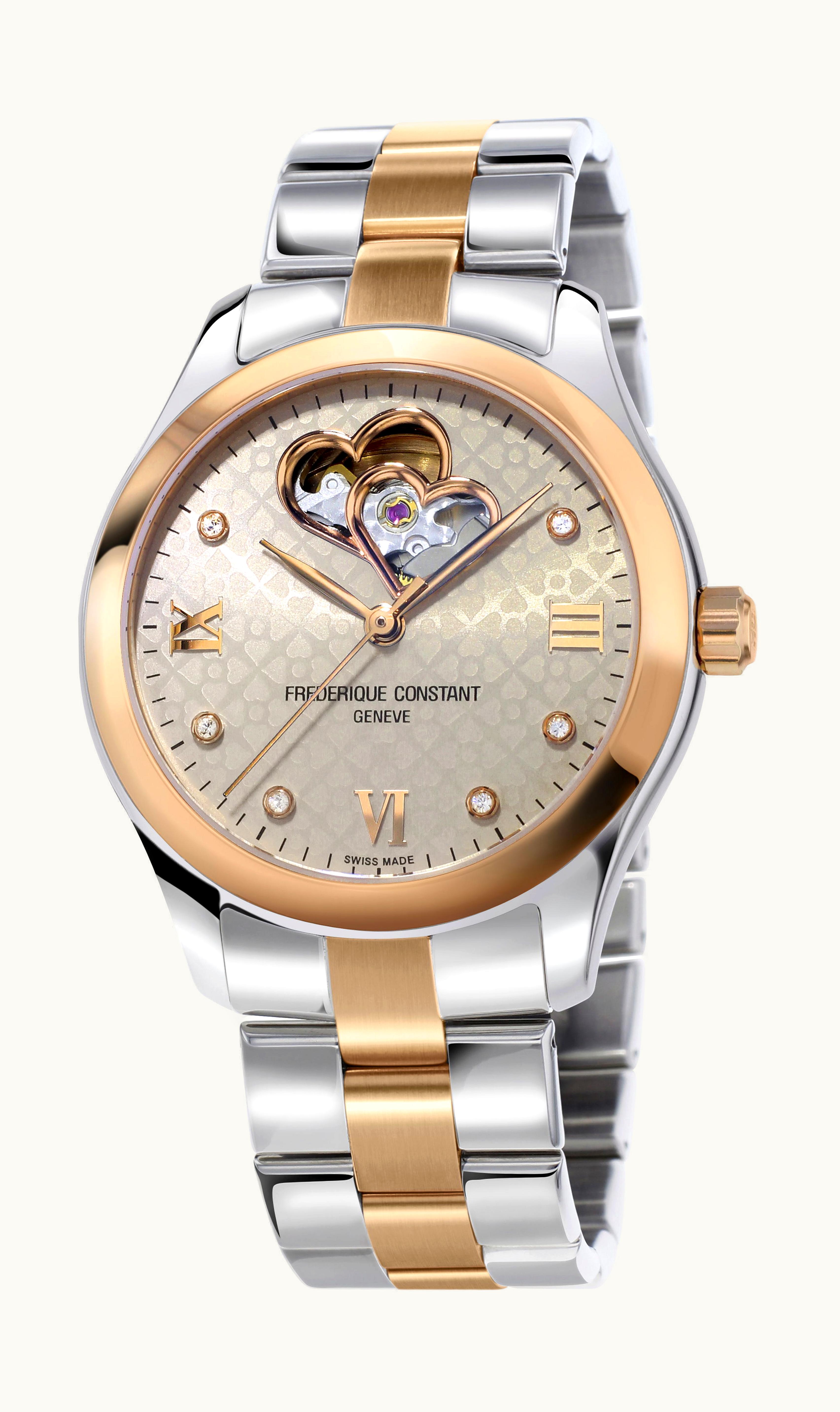 Frederique Constant Classic Ladies Automatic Double Heart Beat