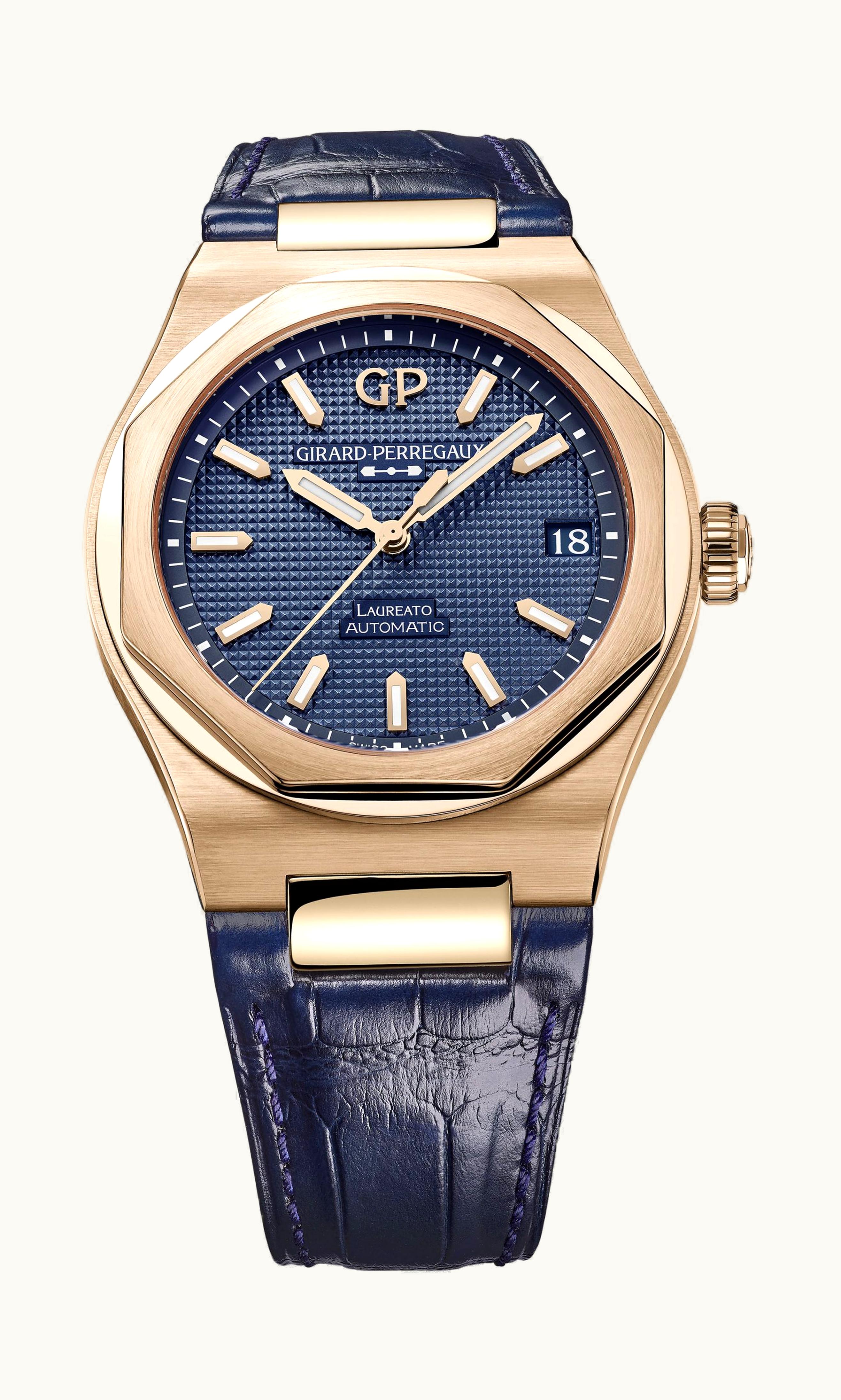 Girard-Perregaux Laureato 42 mm Pink Gold Ultramarine Blue