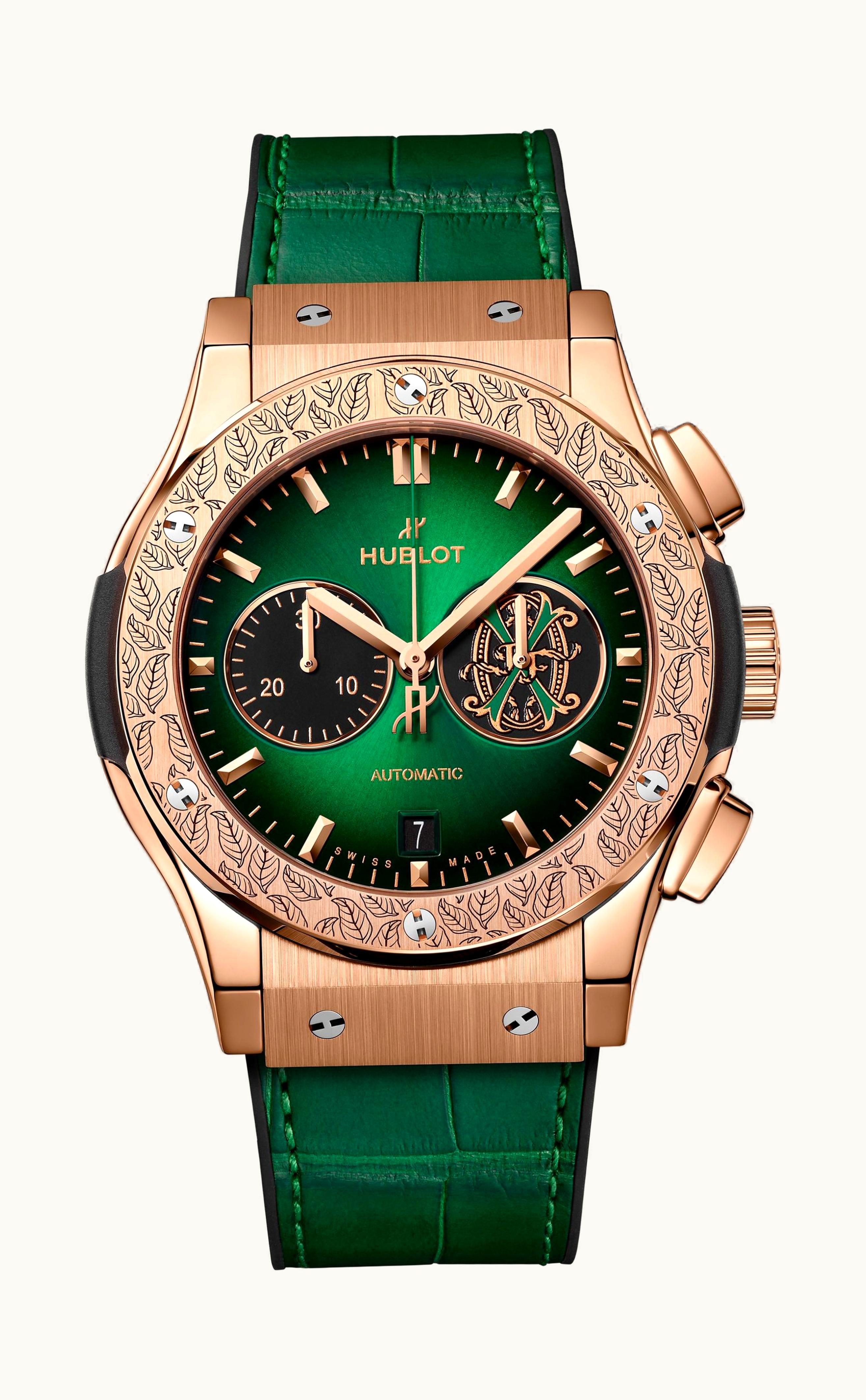 Hublot Classic Fusion Chronograph Arturo Fuente King Gold