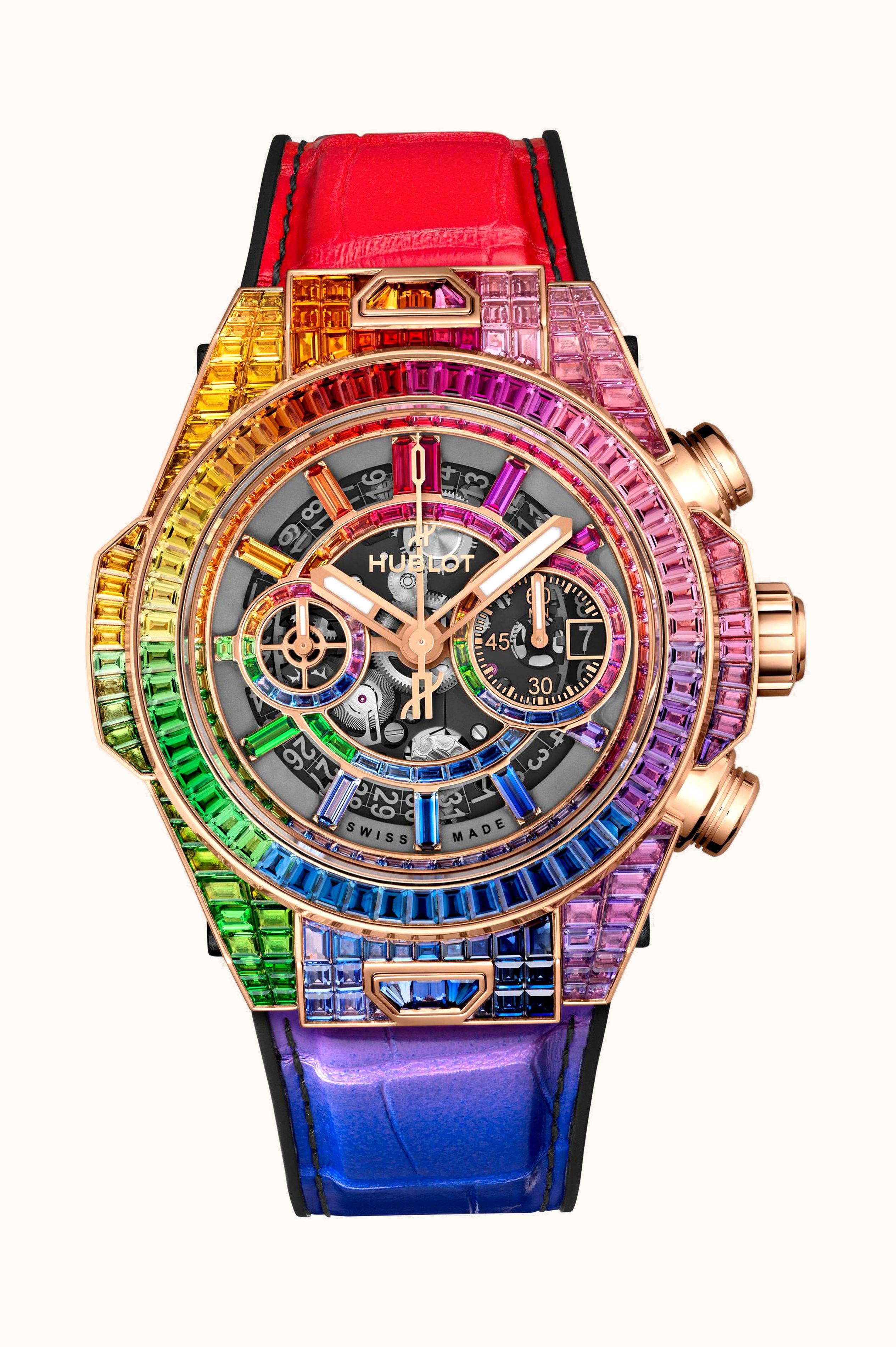 Hublot Big Bang Unico High Jewellery King Gold Rainbow