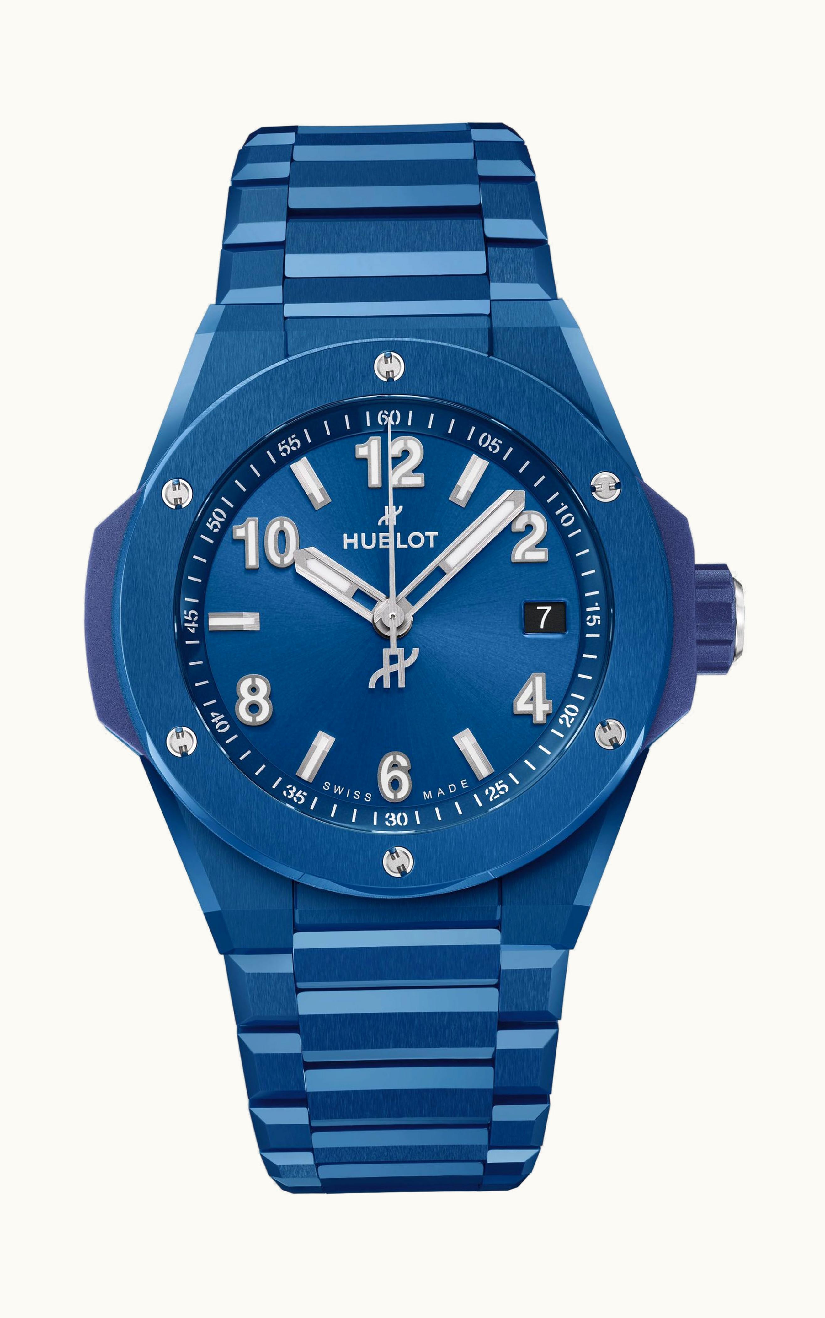 Hublot Big Bang Integrated Time Only Blue Ceramic