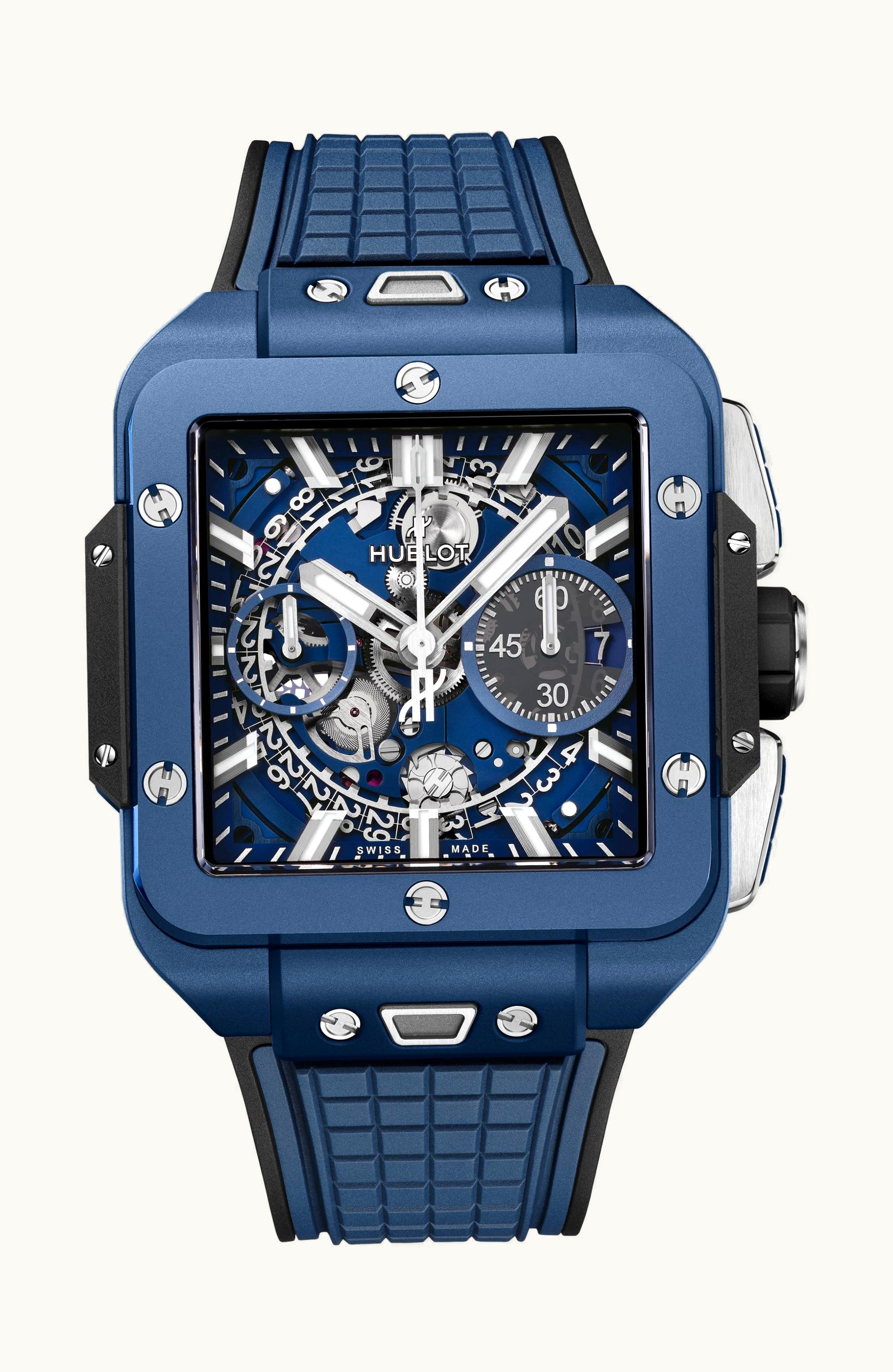 Hublot Square Bang Unico Blue Ceramic