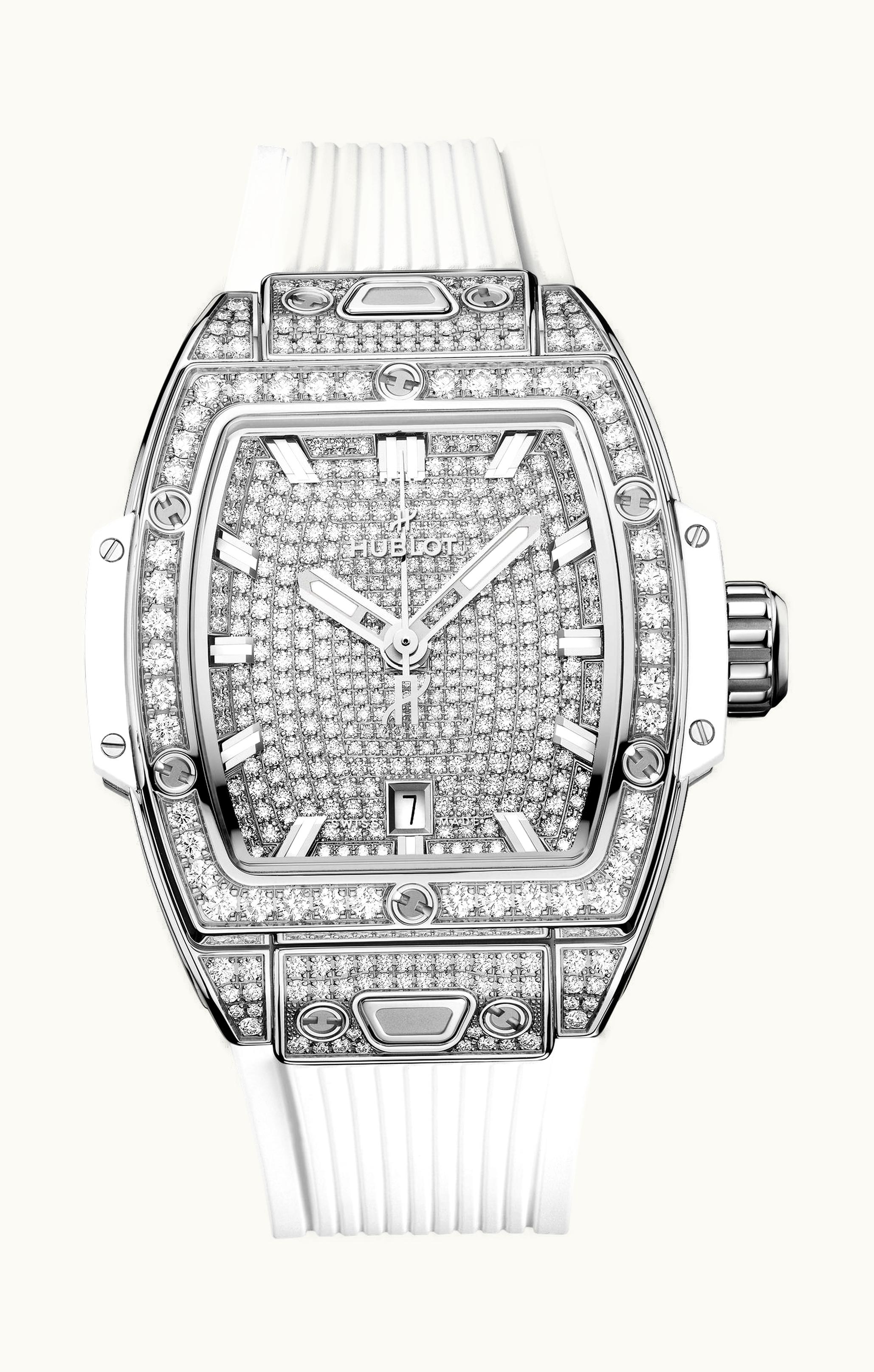 Hublot Spirit of Big Bang Steel White Full Pavé