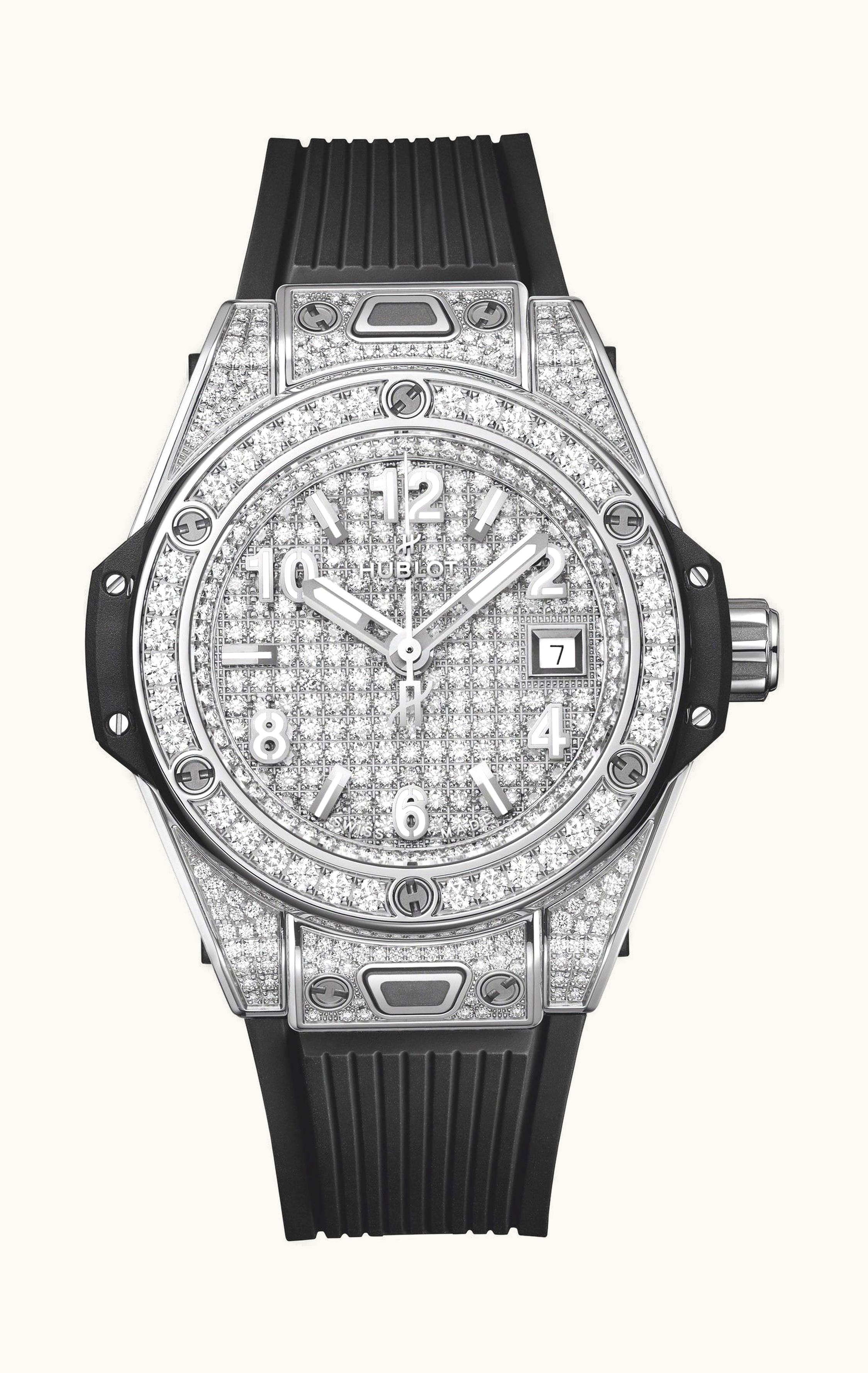 Hublot Big Bang One Click Steel Full Pave