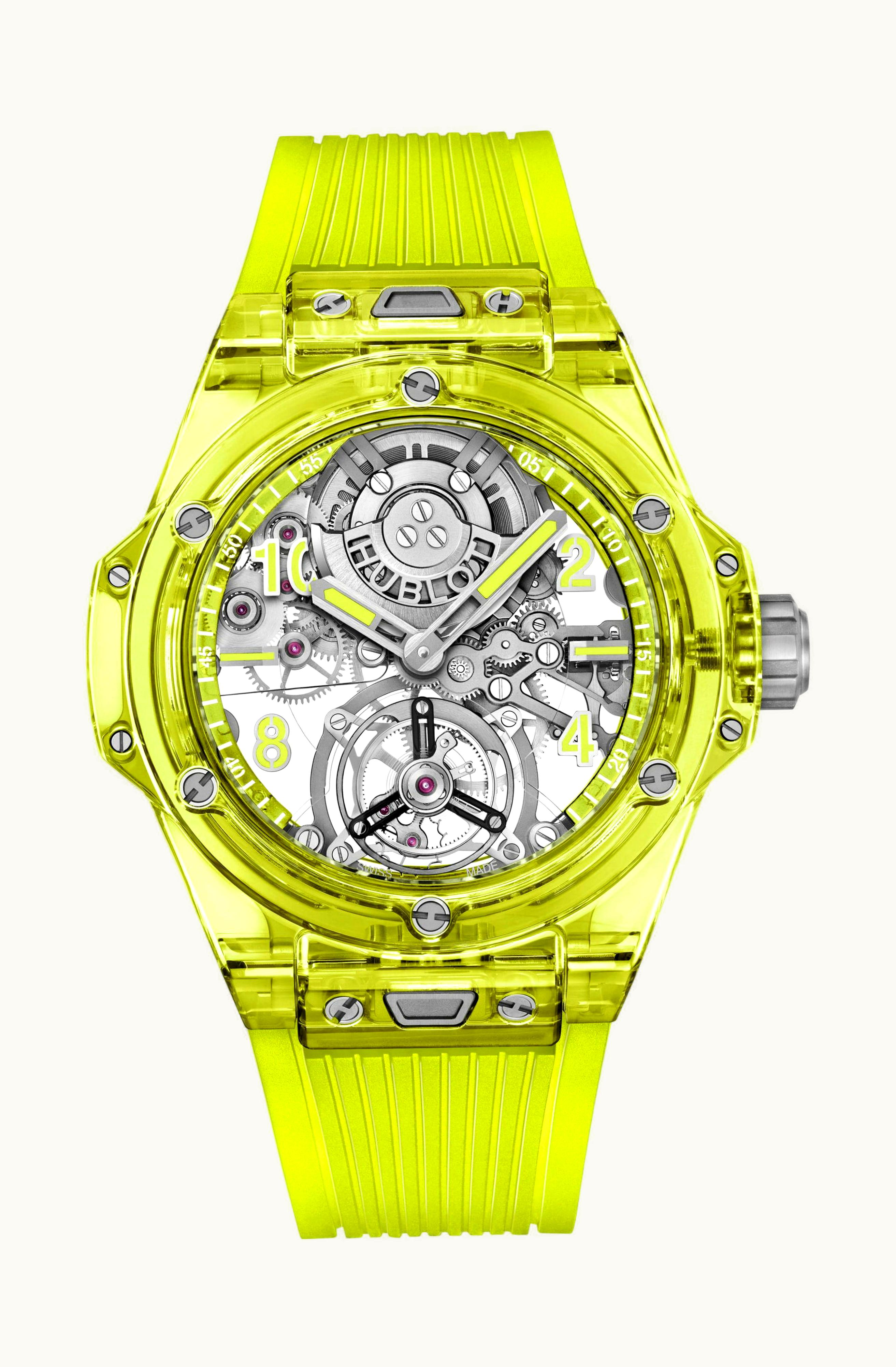 Hublot Big Bang Tourbillon Saxem Yellow Neon