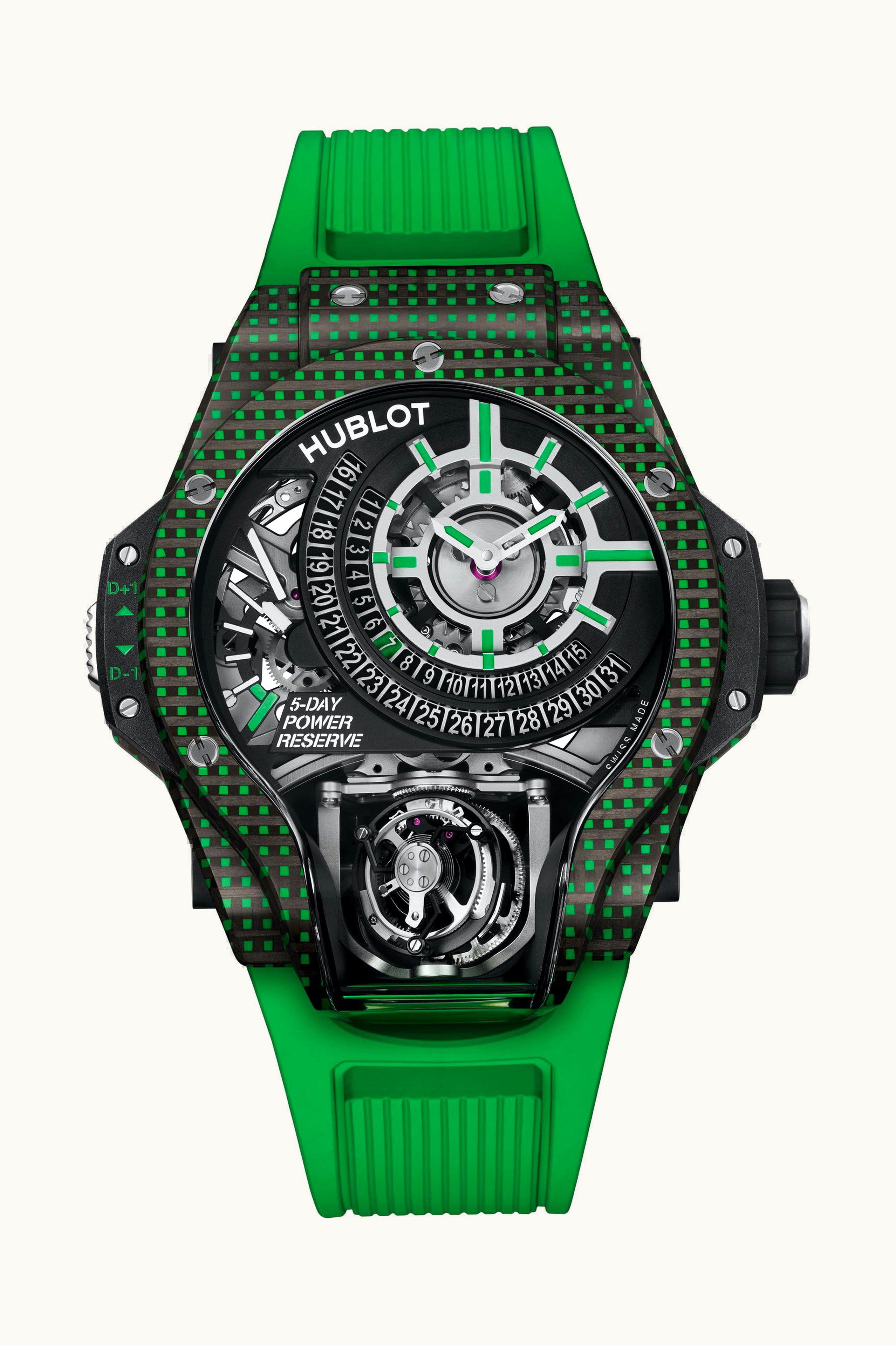 Hublot MP-09 Tourbillon Bi-Axis 5 Days Power Reserve 3D Carbone