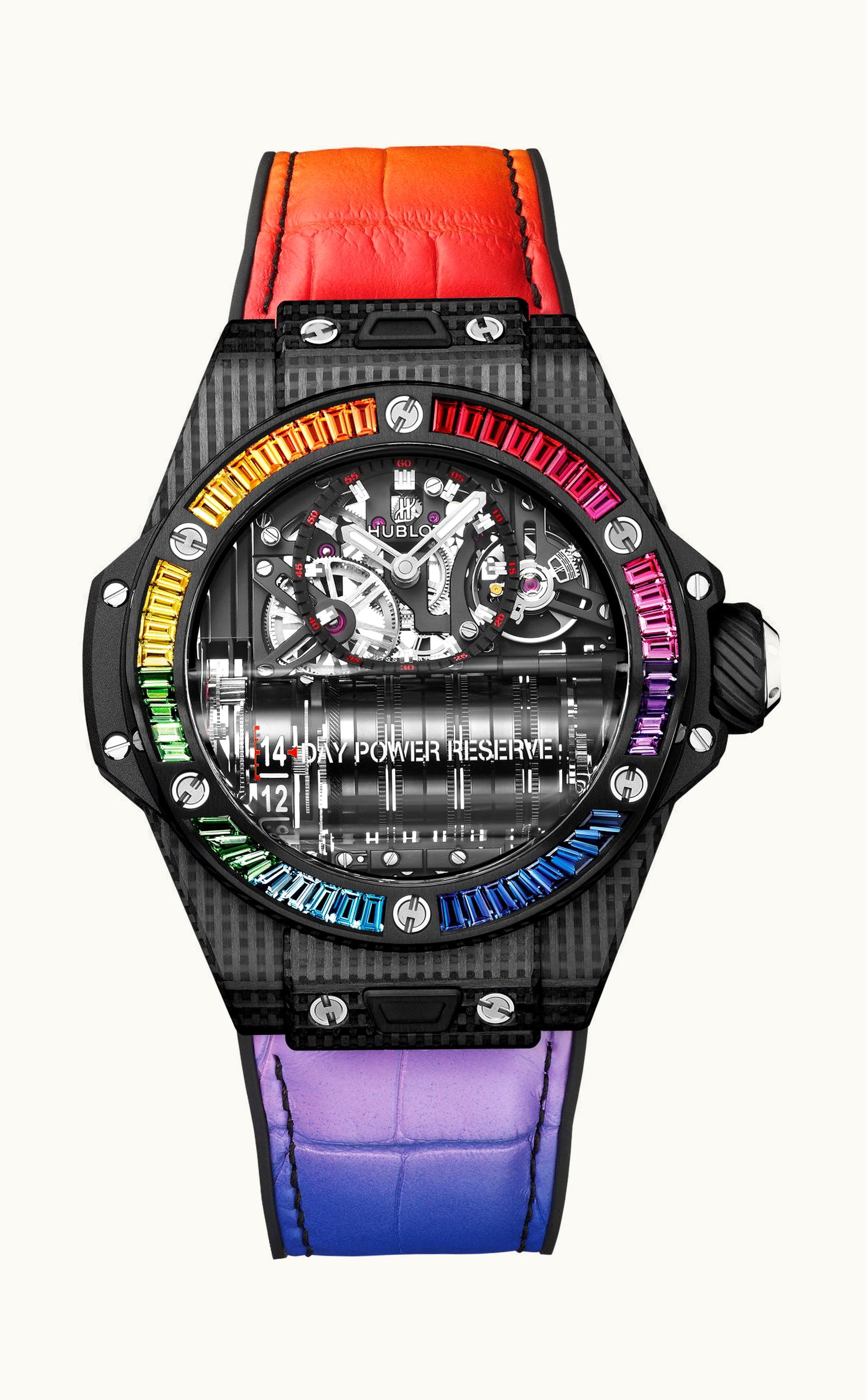 Hublot Big Bang MP-11 Power Reserve 14 Days 3D Carbon Rainbow