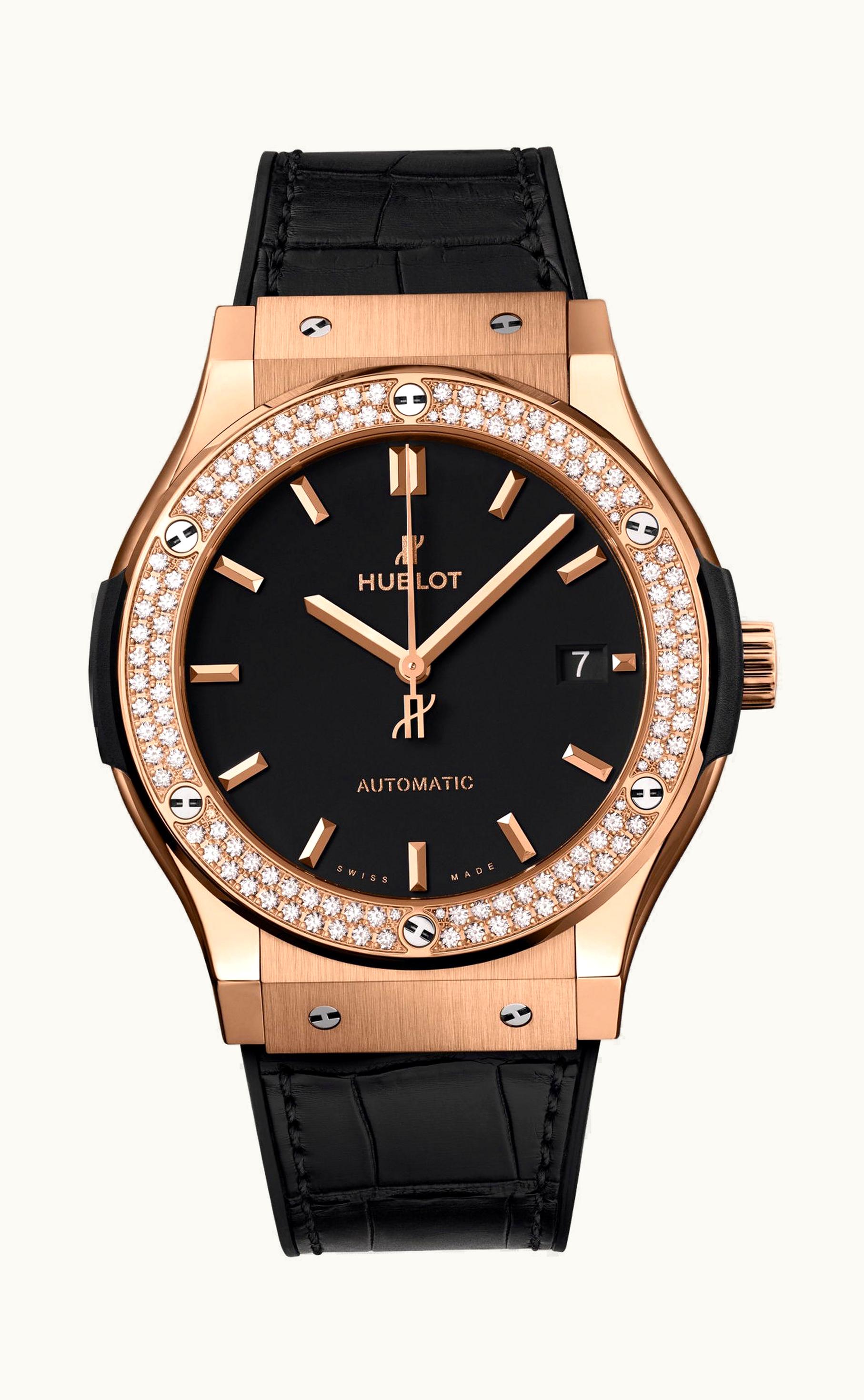 Hublot Classic Fusion King Gold Diamonds