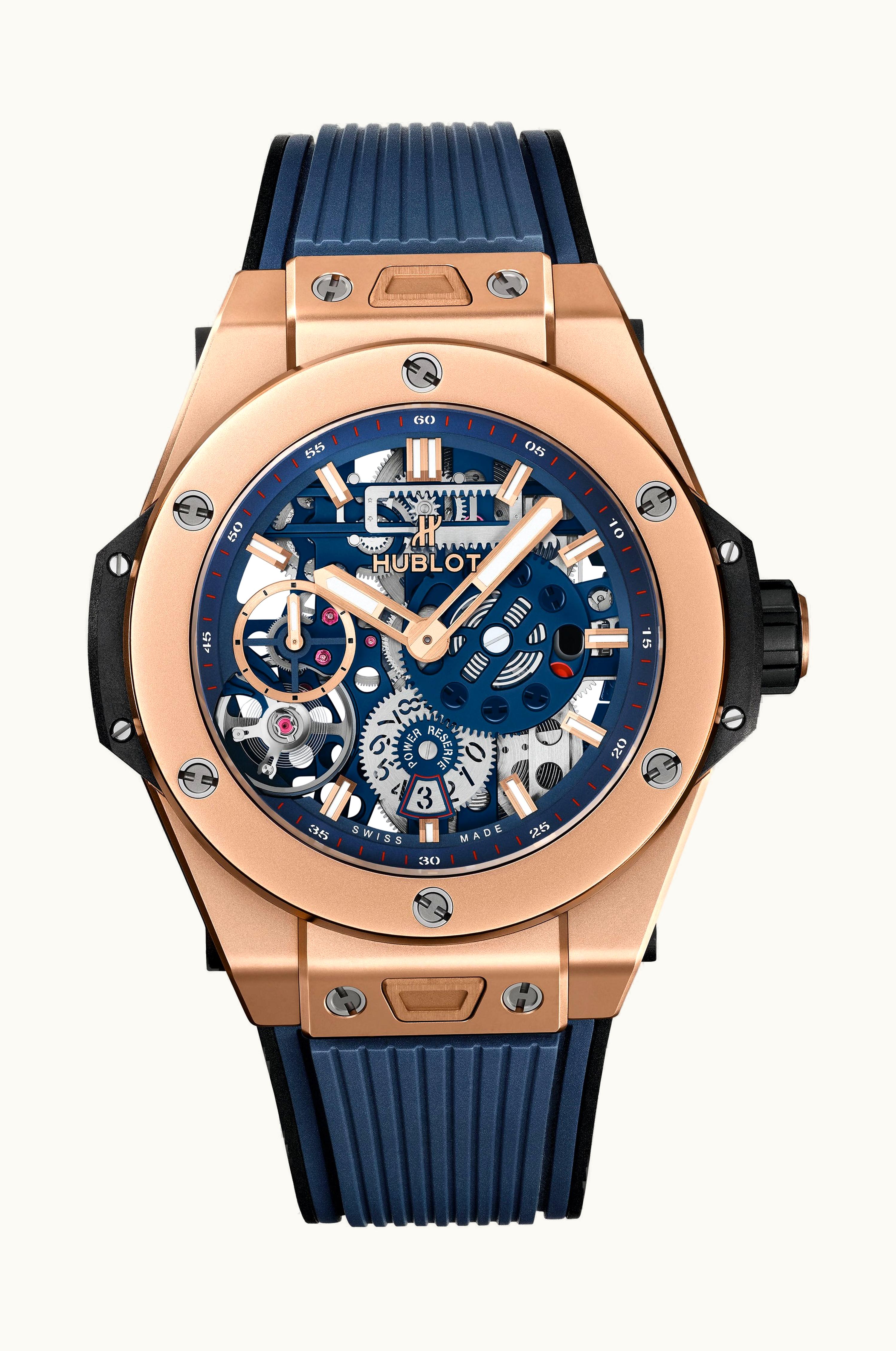 Hublot Big Bang MECA-10 King Gold Blue