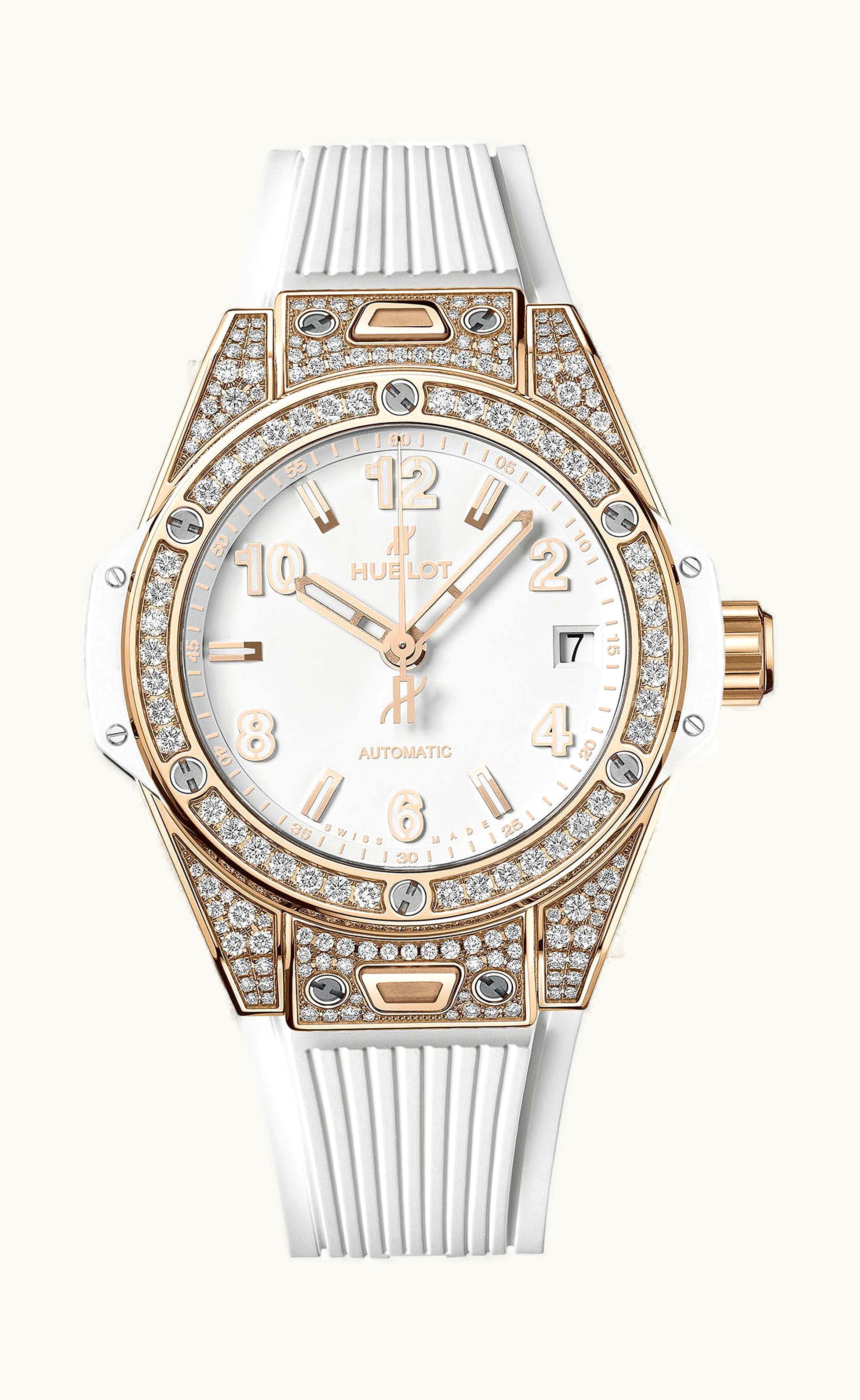 Hublot Big Bang One Click King Gold White Pavé