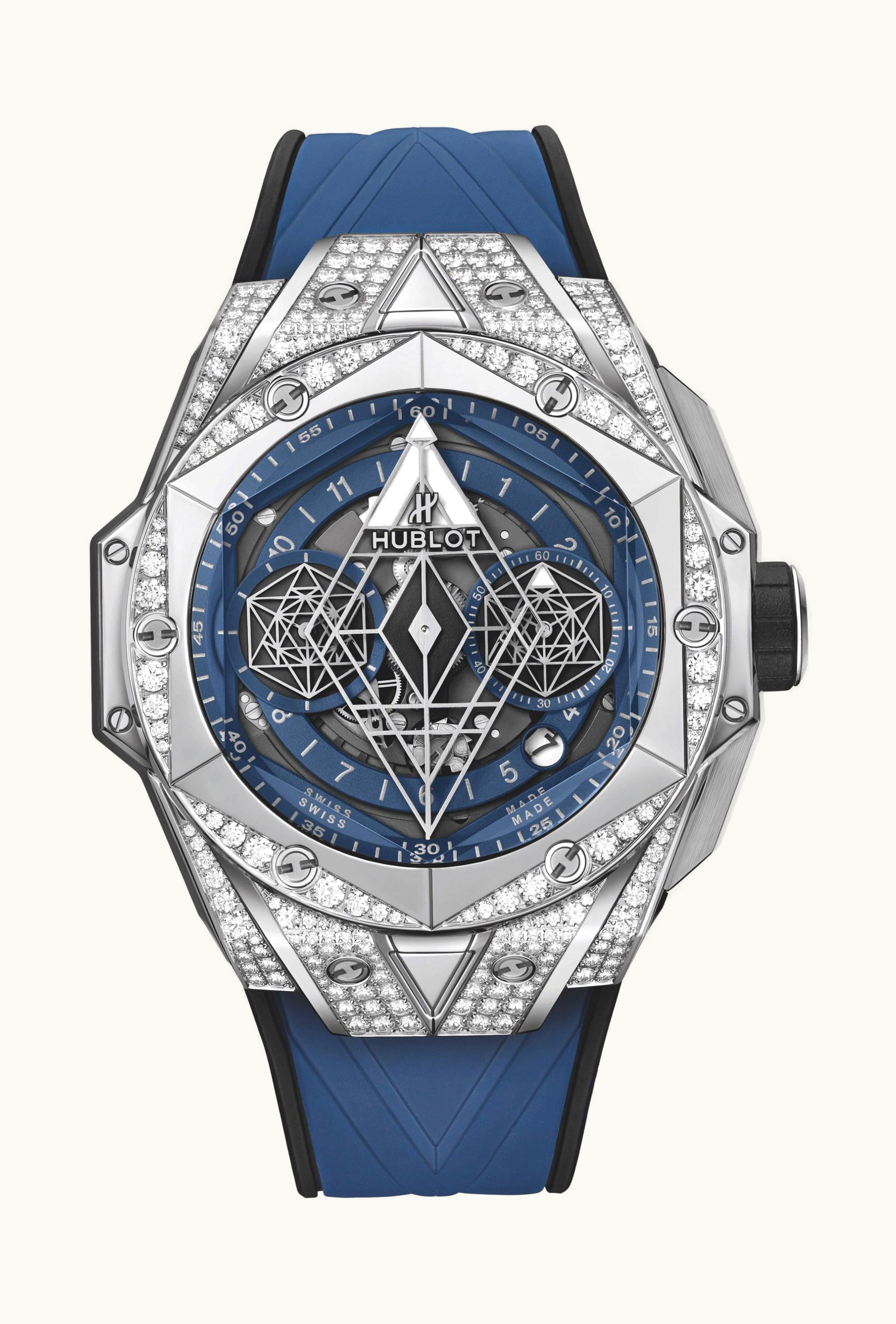 Hublot Big Bang Sang Bleu II Titanium Blue Pavé