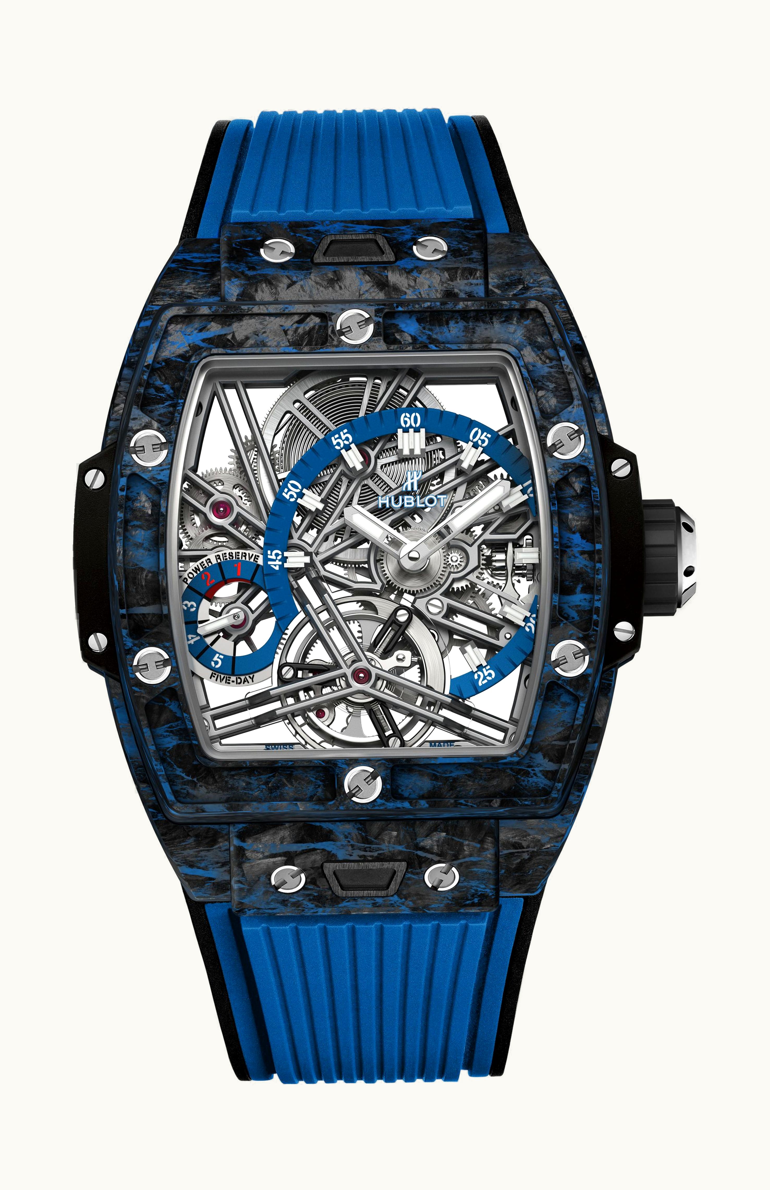Hublot Spirit of Big Bang Tourbillon Carbon Blue