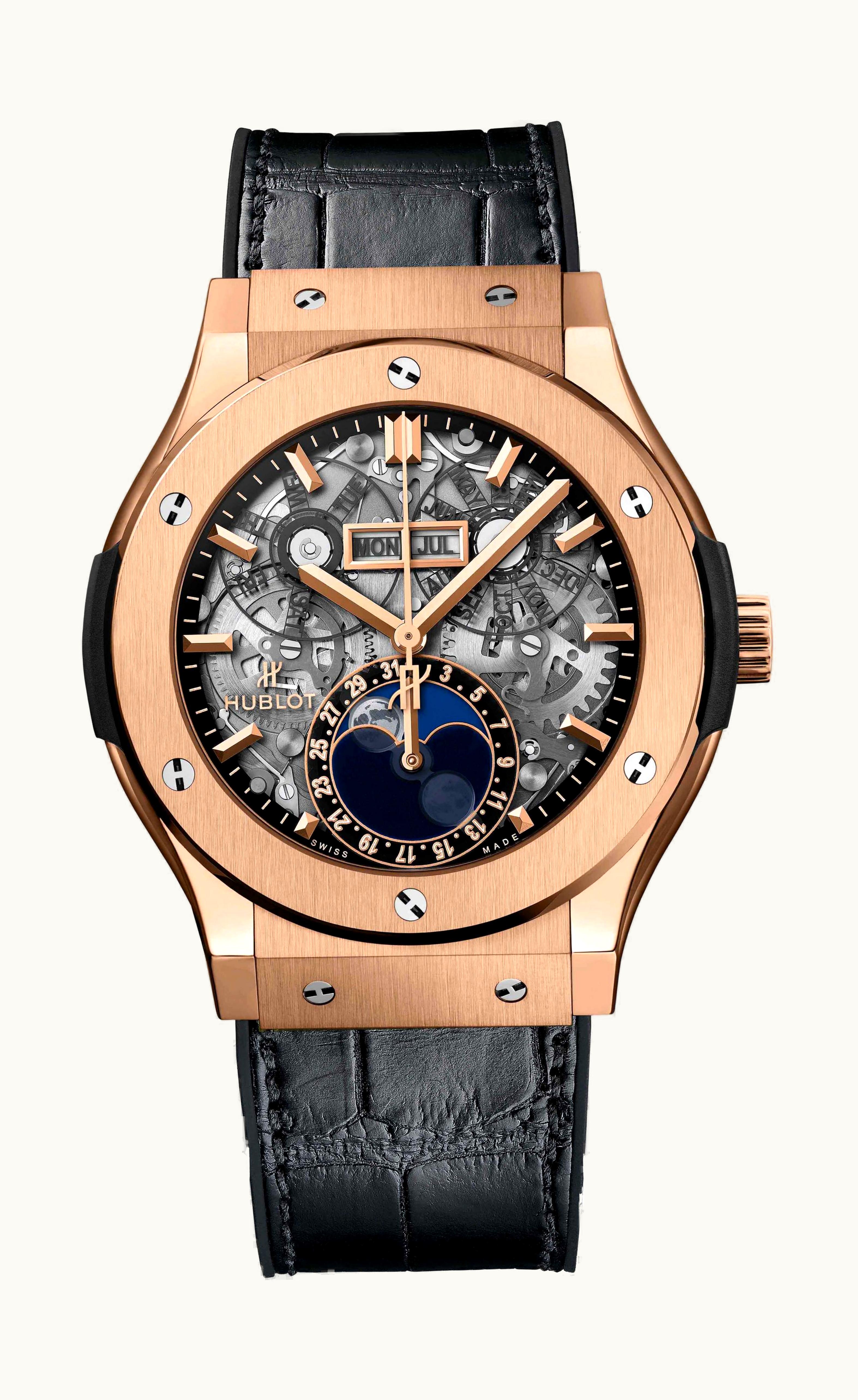 Hublot Classic Fusion Aerofusion Moonphase Aeromoon King Gold