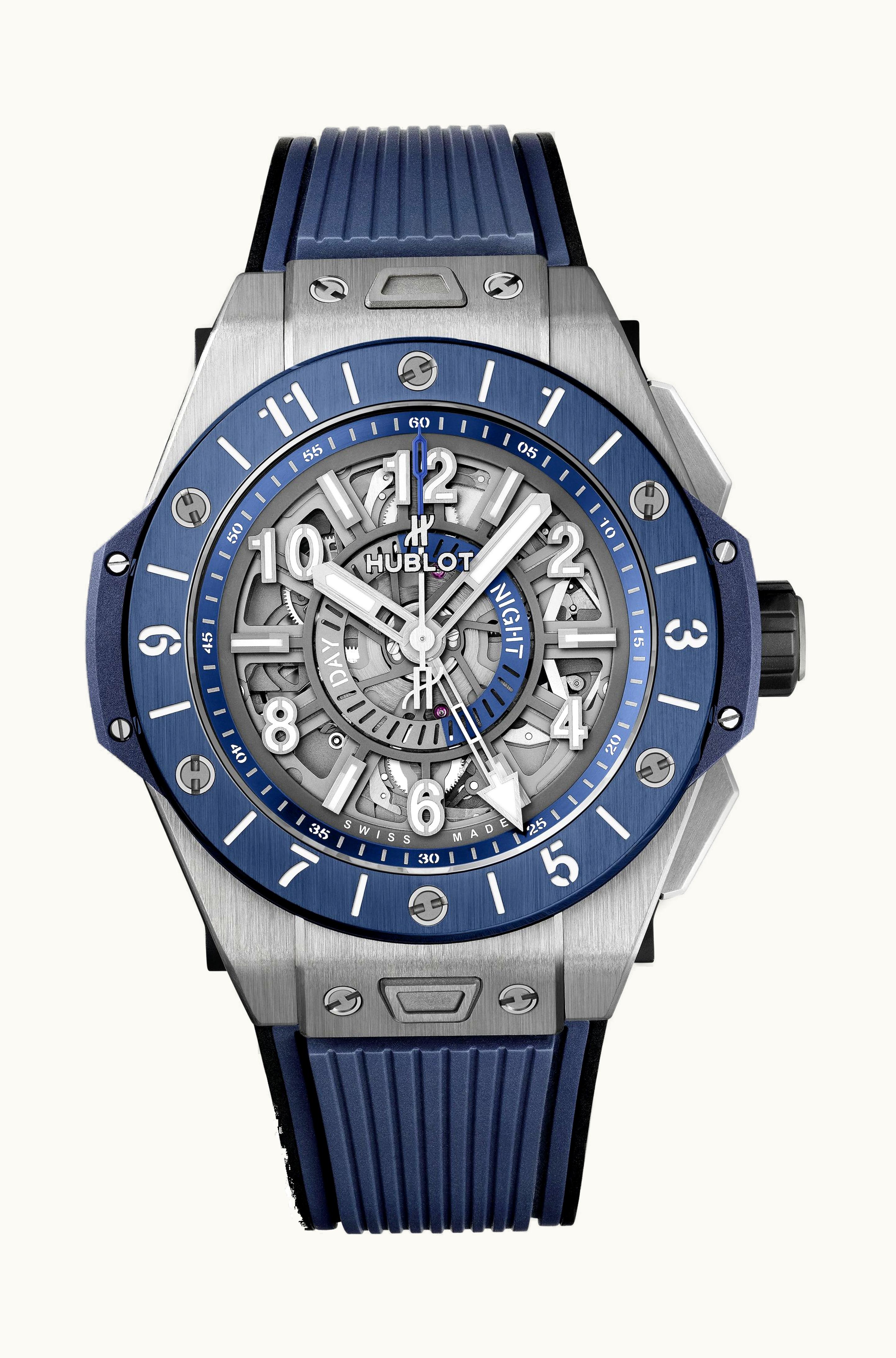 Hublot Big Bang Unico Gmt Titanium Blue Ceramic