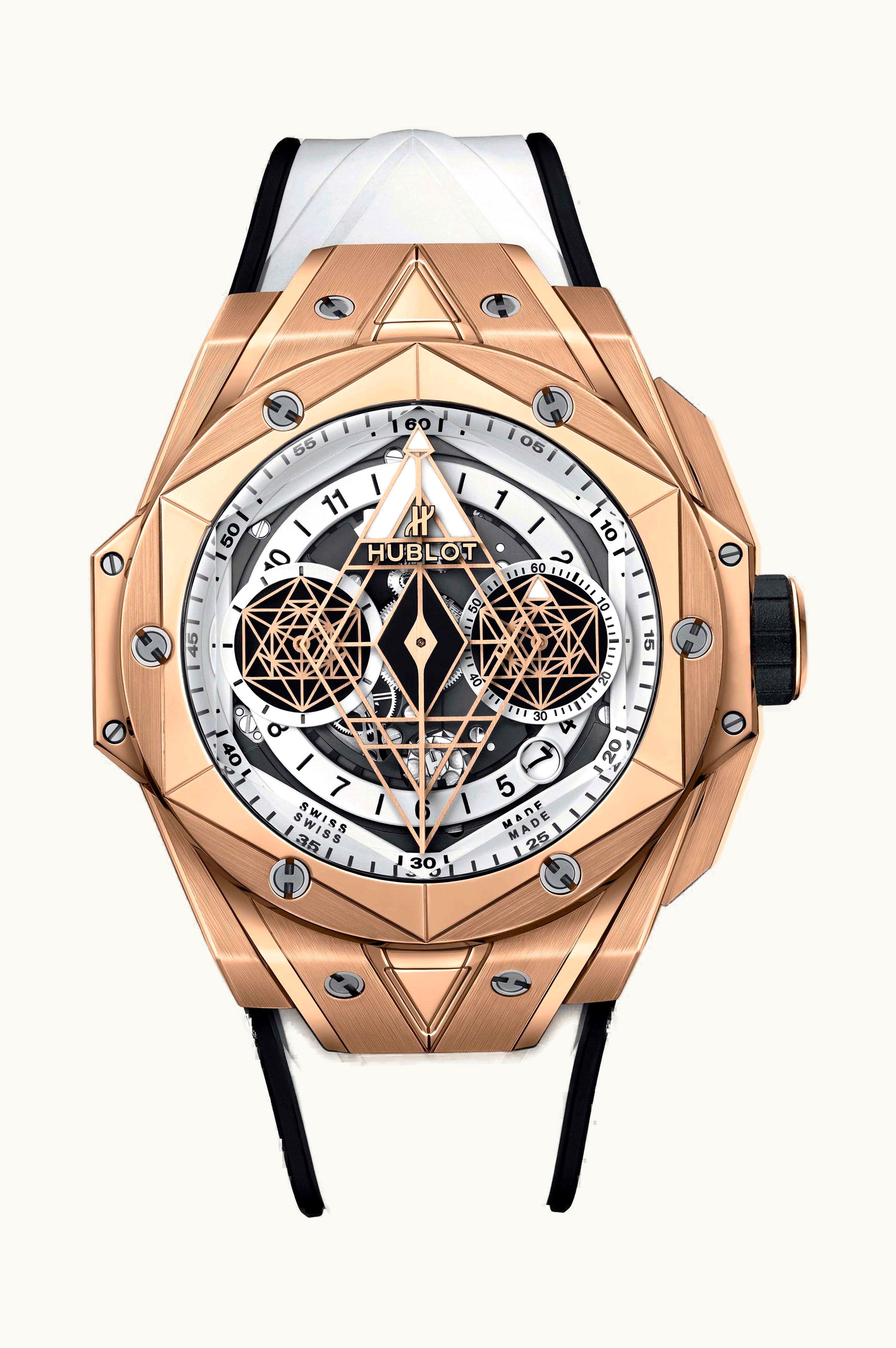 Hublot Sang Bleu II King Gold White