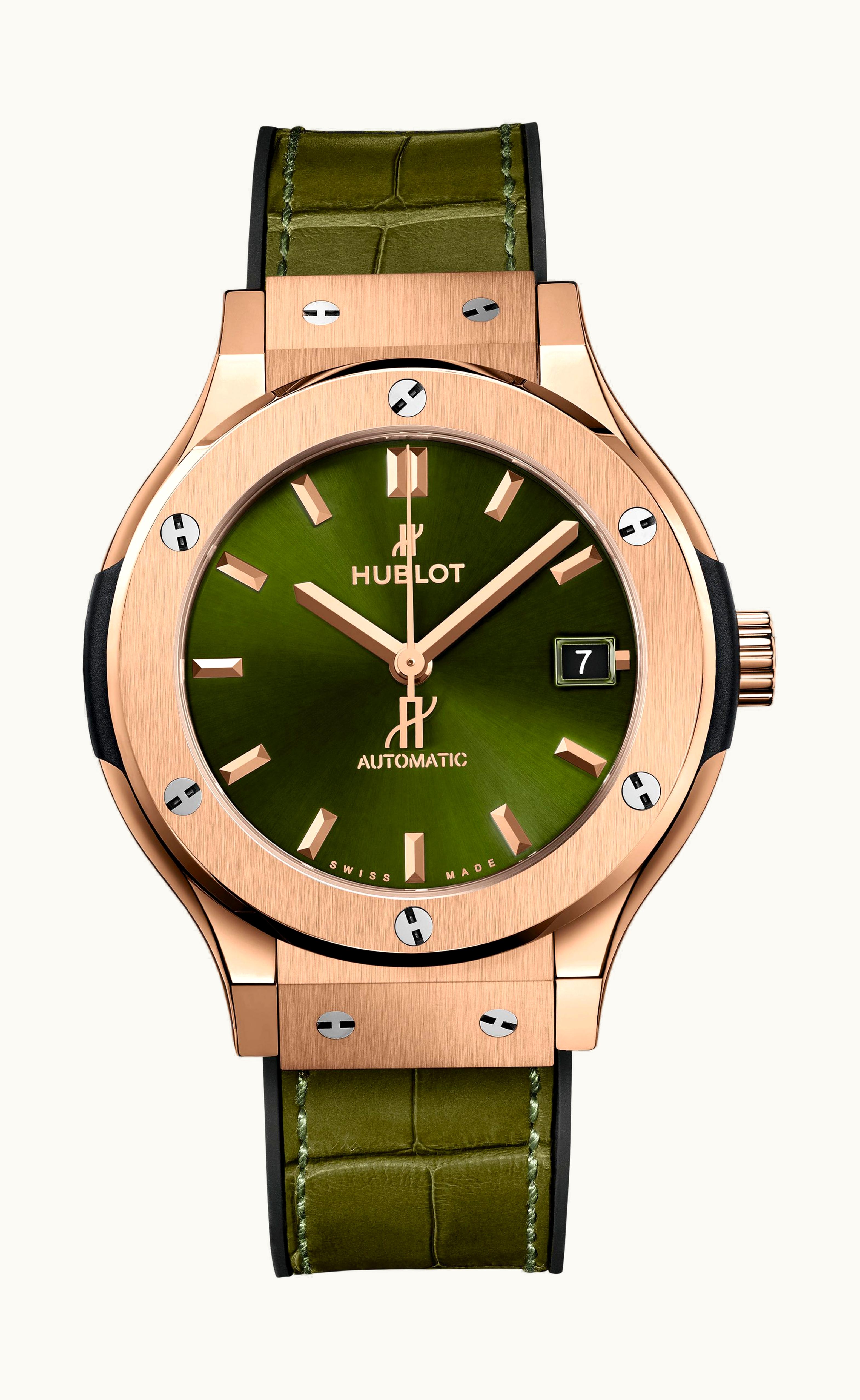Hublot Classic Fusion Green King Gold