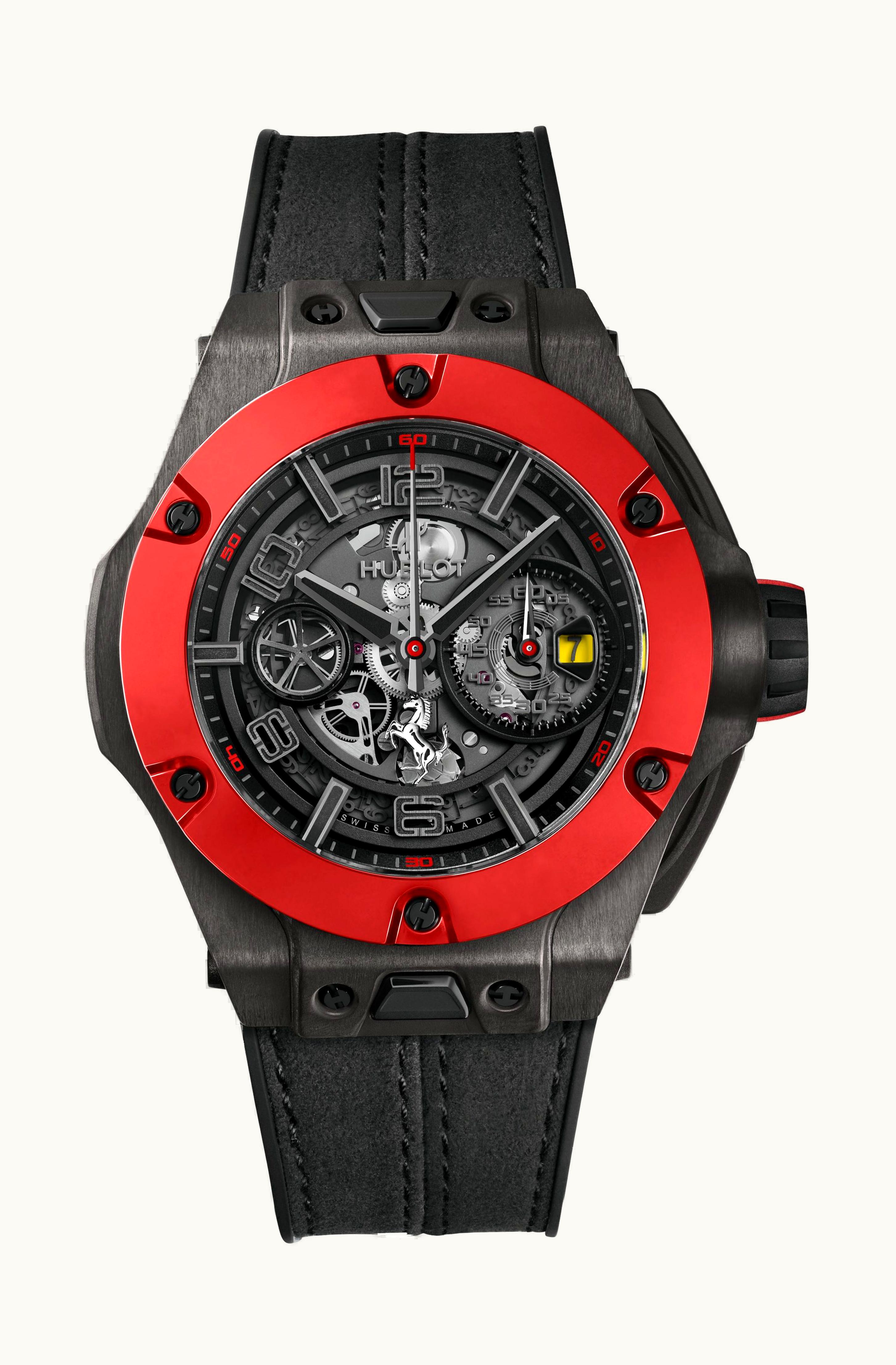Hublot Big Bang Ferrari Chronograph Unico Carbon Red Ceramic