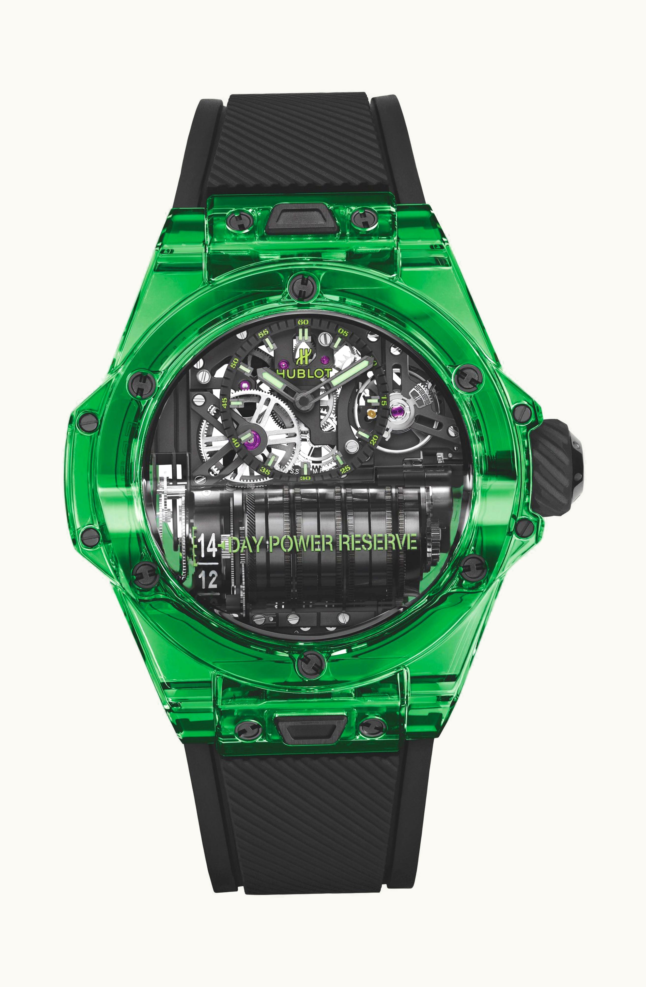 Hublot Big Bang MP-11 Power reserve 14 Days Green Saxem