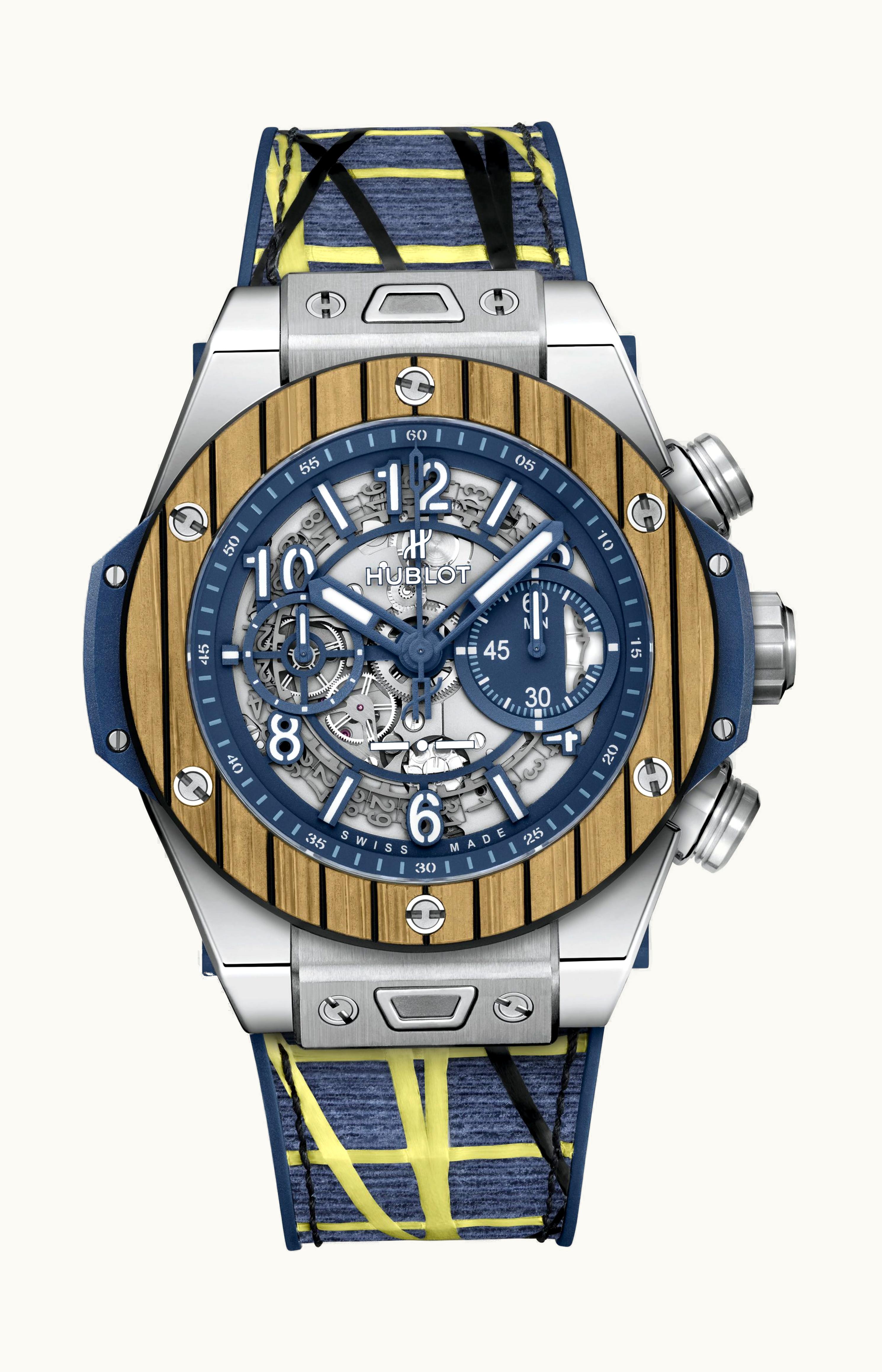 Hublot Big Bang Unico Teak Italia Independent Titanium 45mm - Titanium - Automatic Winding