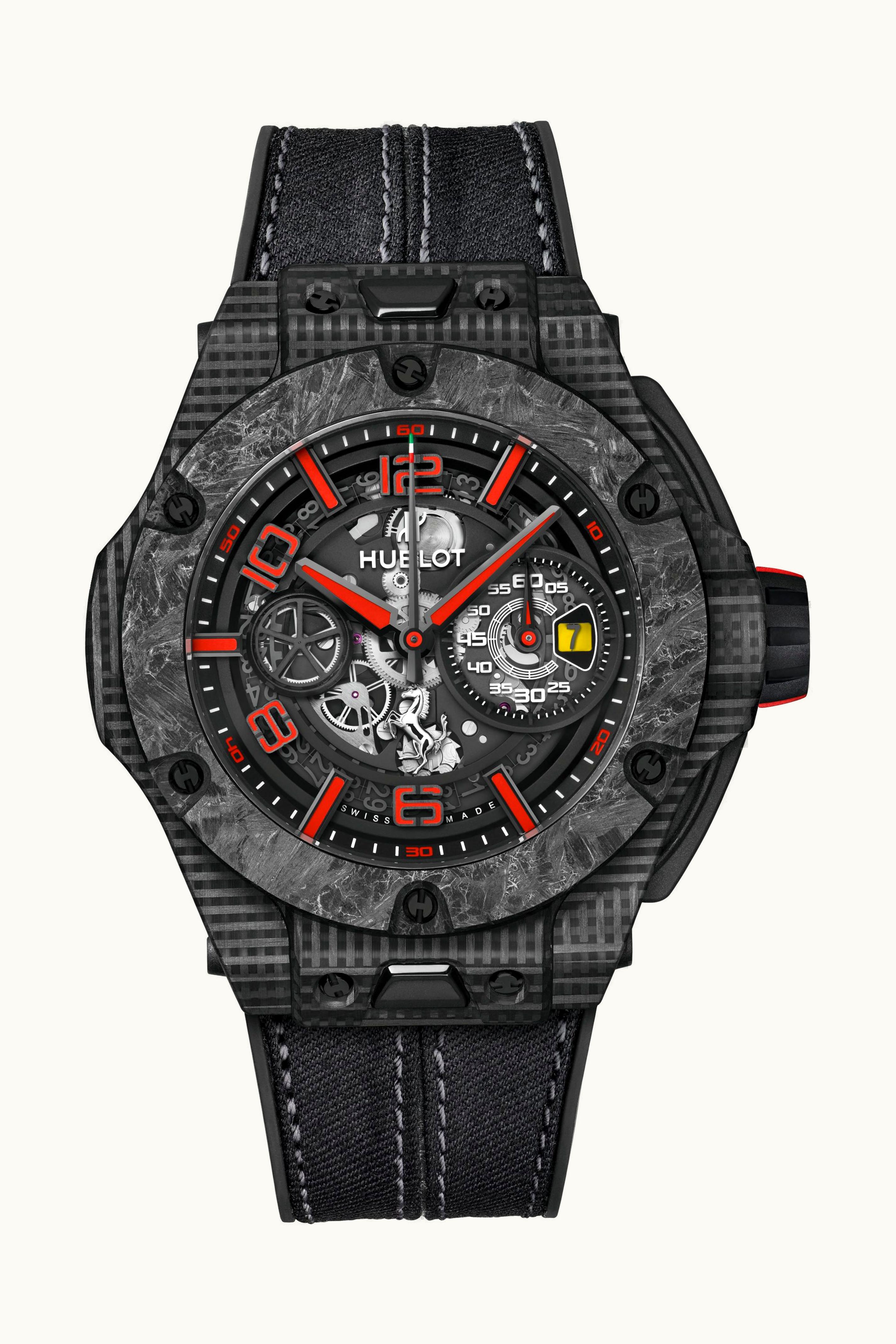 Hublot Big Bang Scuderia Ferrari 90th Anniversary 3D Carbon 45mm - Carbon - Automatic Winding