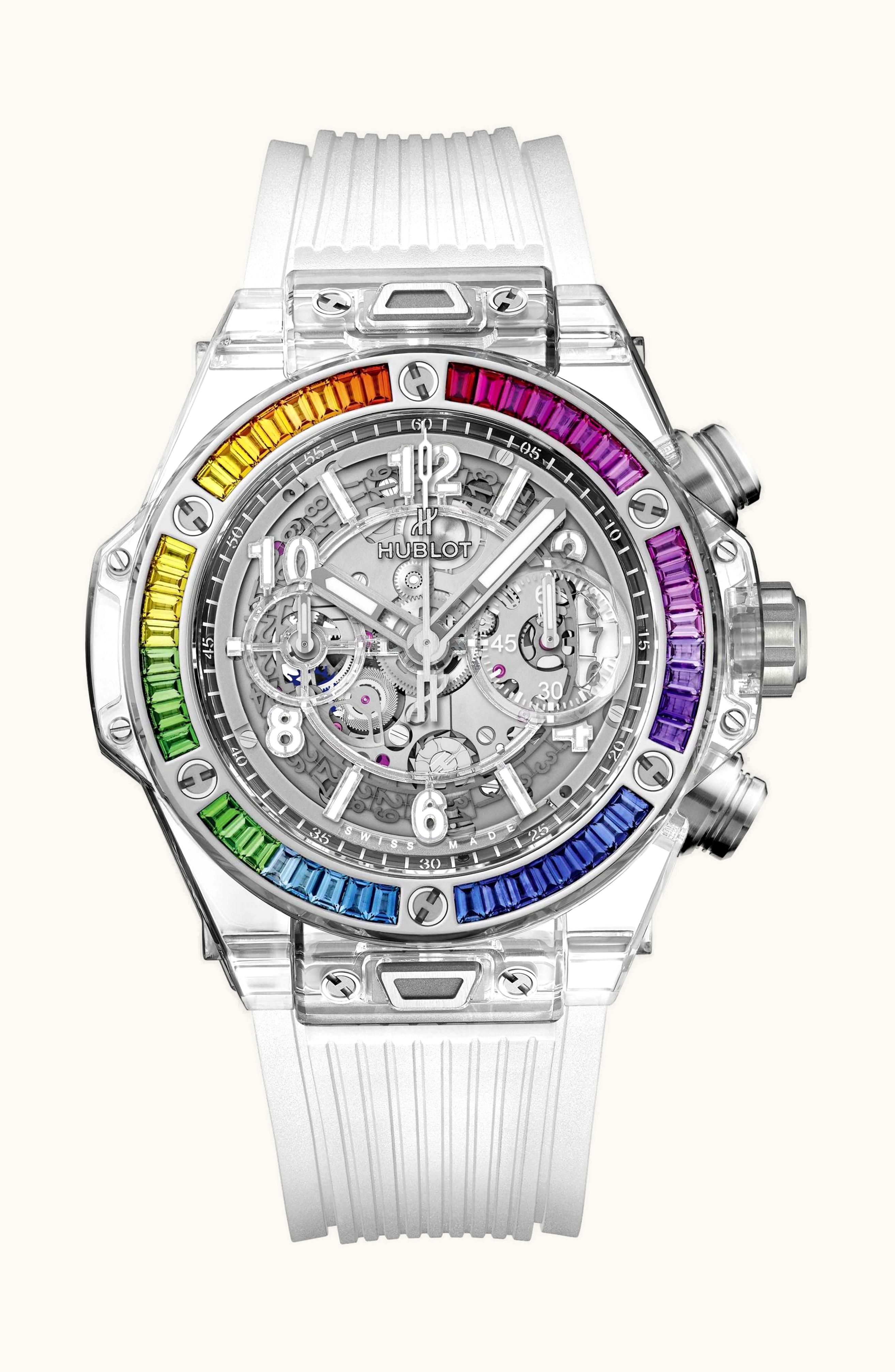 Hublot Big Bang Unico Sapphire Rainbow 42mm - Sapphire - Automatic Winding