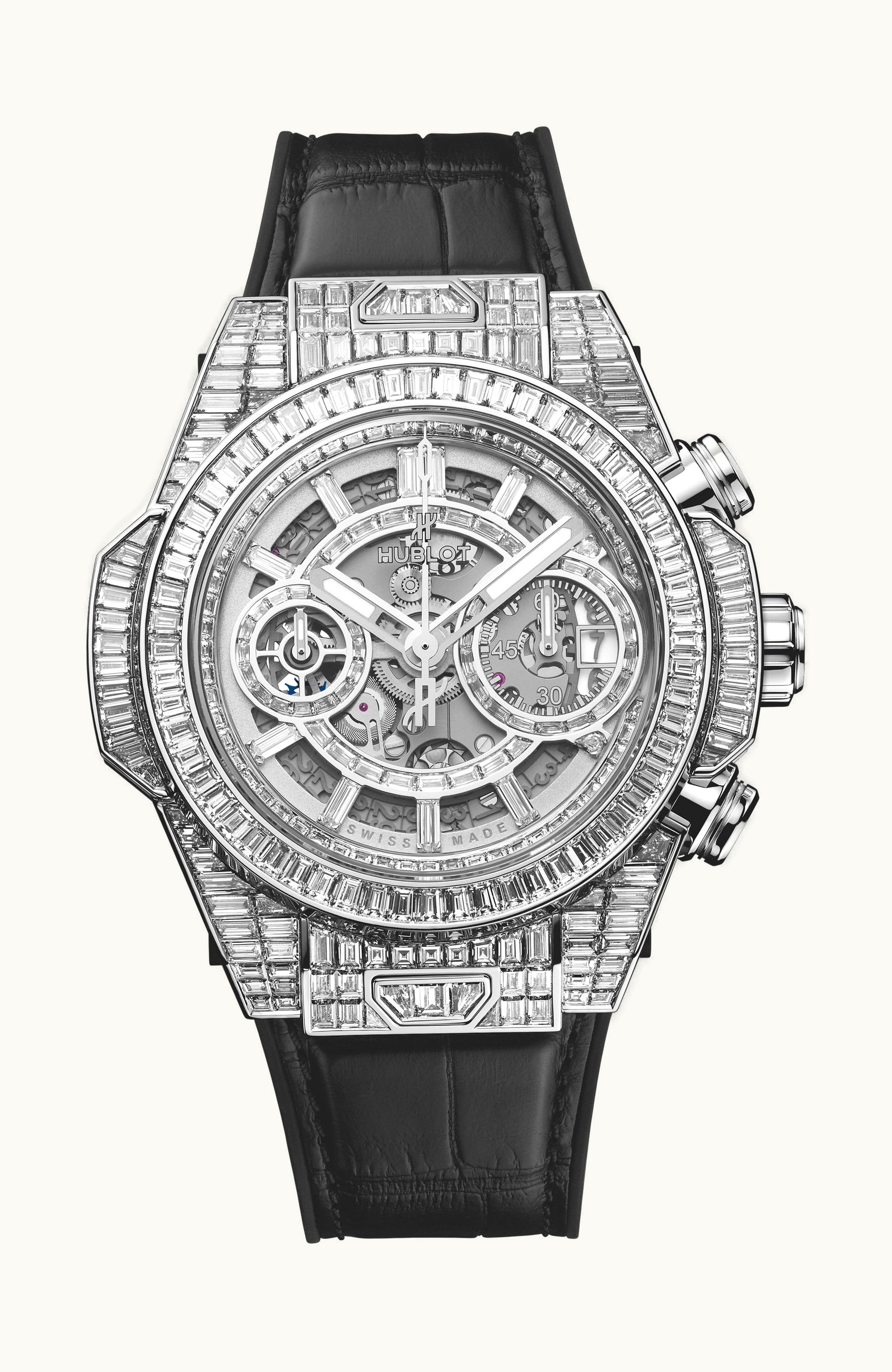 Hublot Big Bang Unico High Jewellery 42mm - White Gold - Automatic Winding