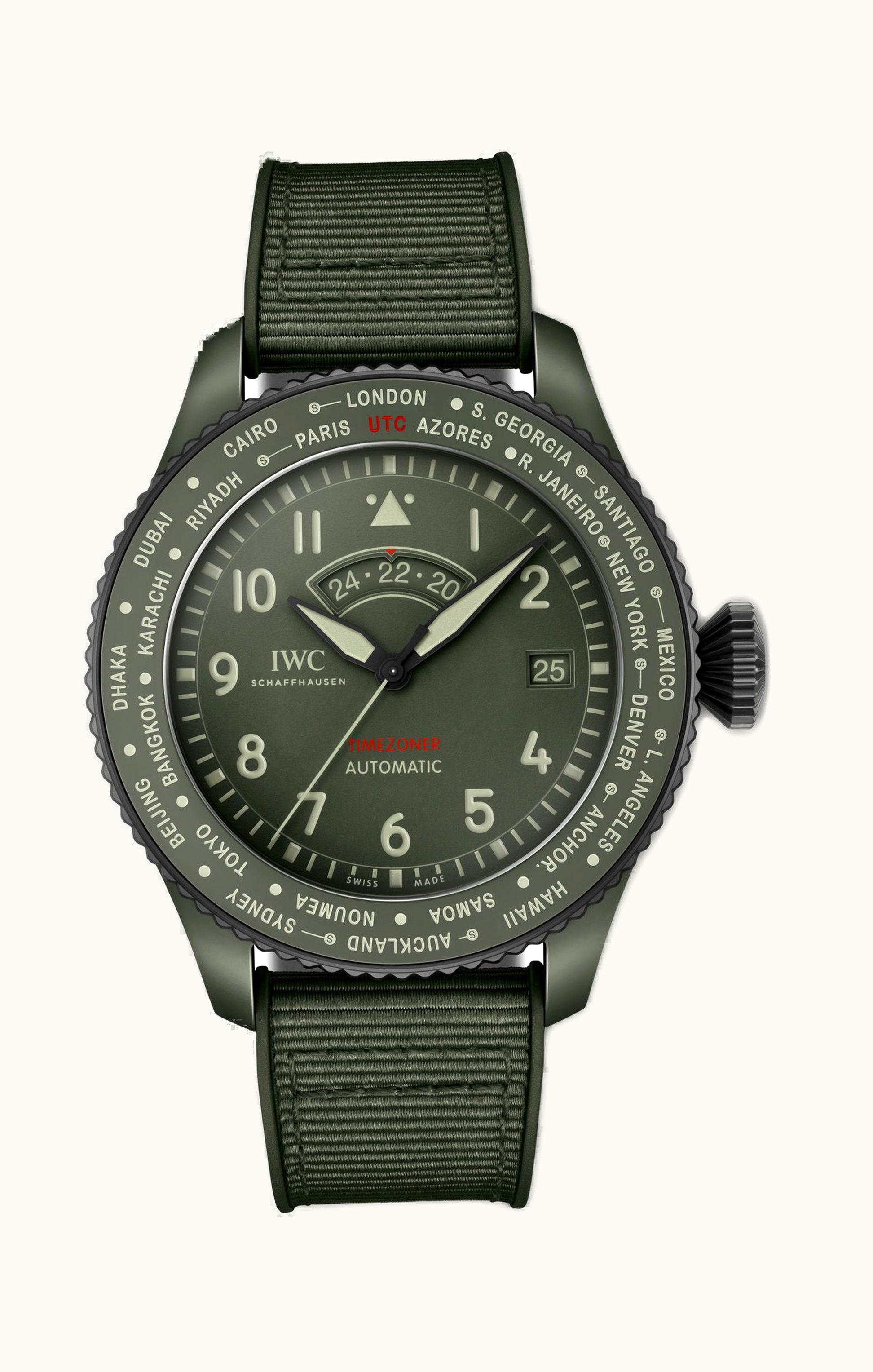 IWC Pilot’s Watch Timezoner Top Gun Woodland