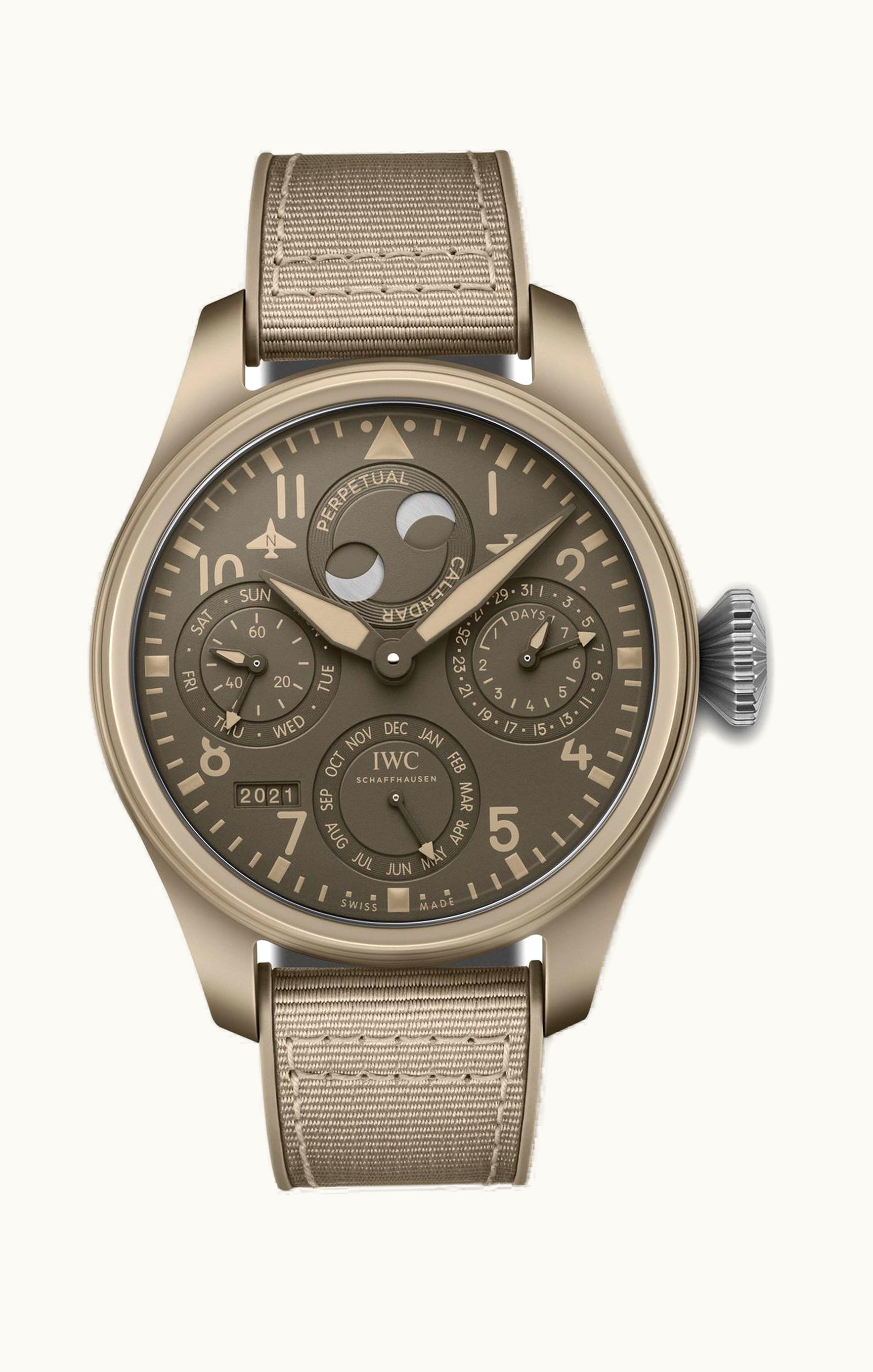 IWC Big Pilot’s Watch Perpetual Calendar Top Gun Edition “Mojave Desert”