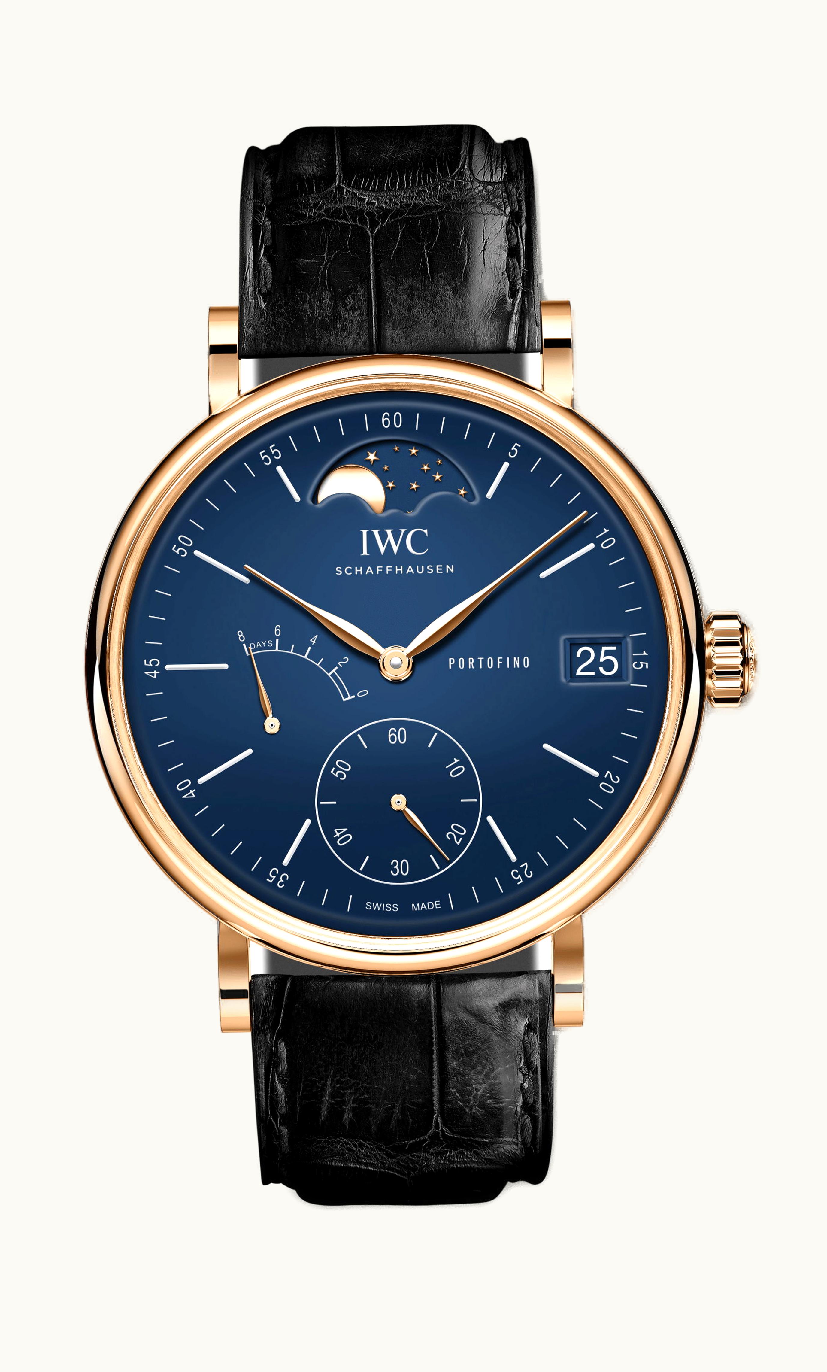 IWC Portofino Hand-Wound Moon Phase Edition “150 Years”