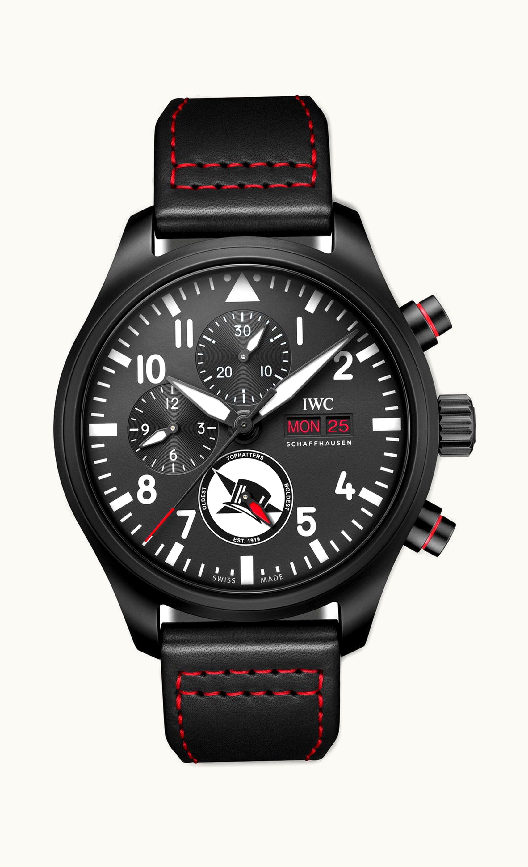 IWC Schaffhausen Pilot’s Watch Chronograph Edition “Tophatters” 44.5mm - Black Ceramic - Automatic Winding