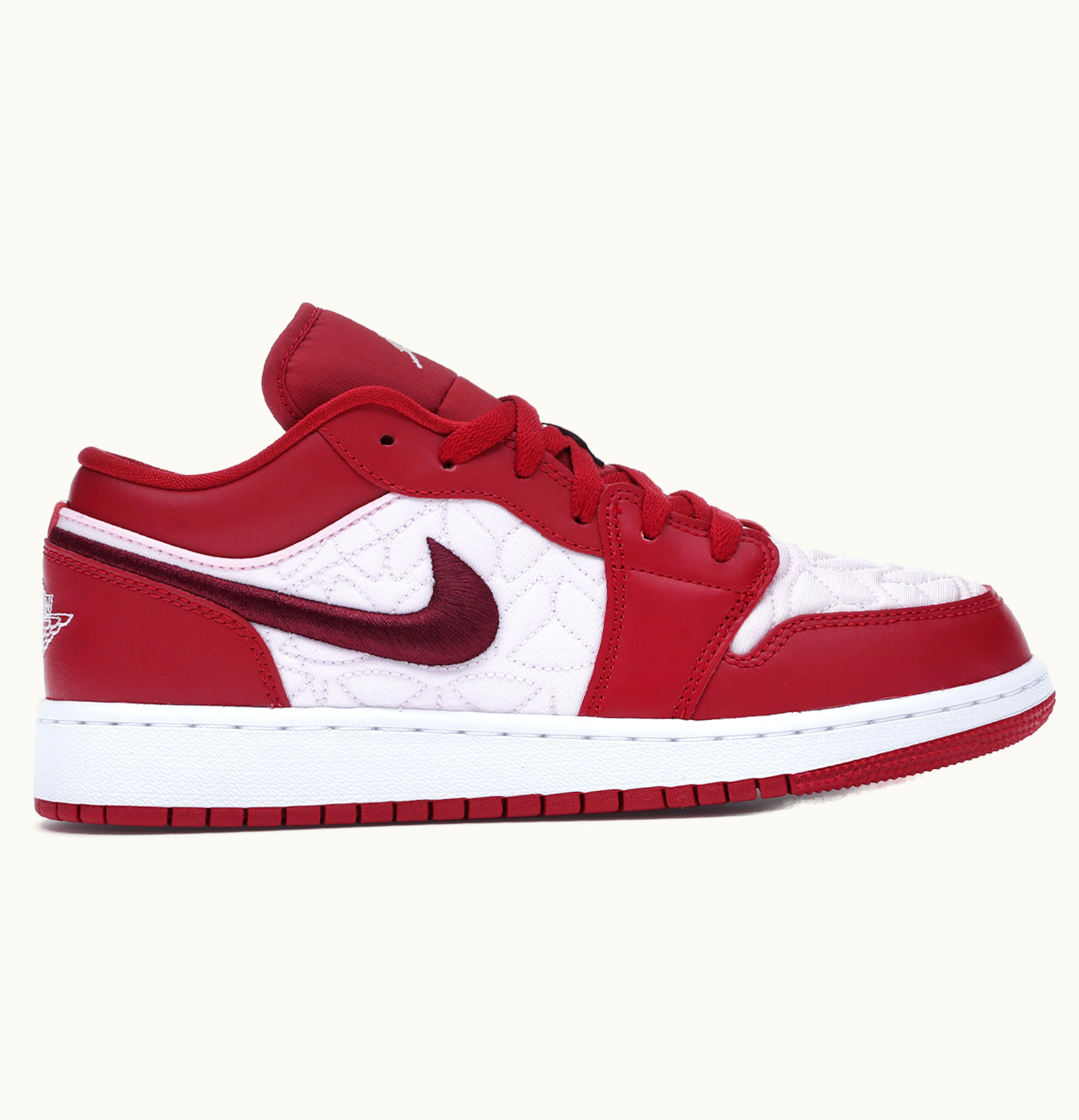 Jordan Air Jordan 1 Low SE Red Quilt GS