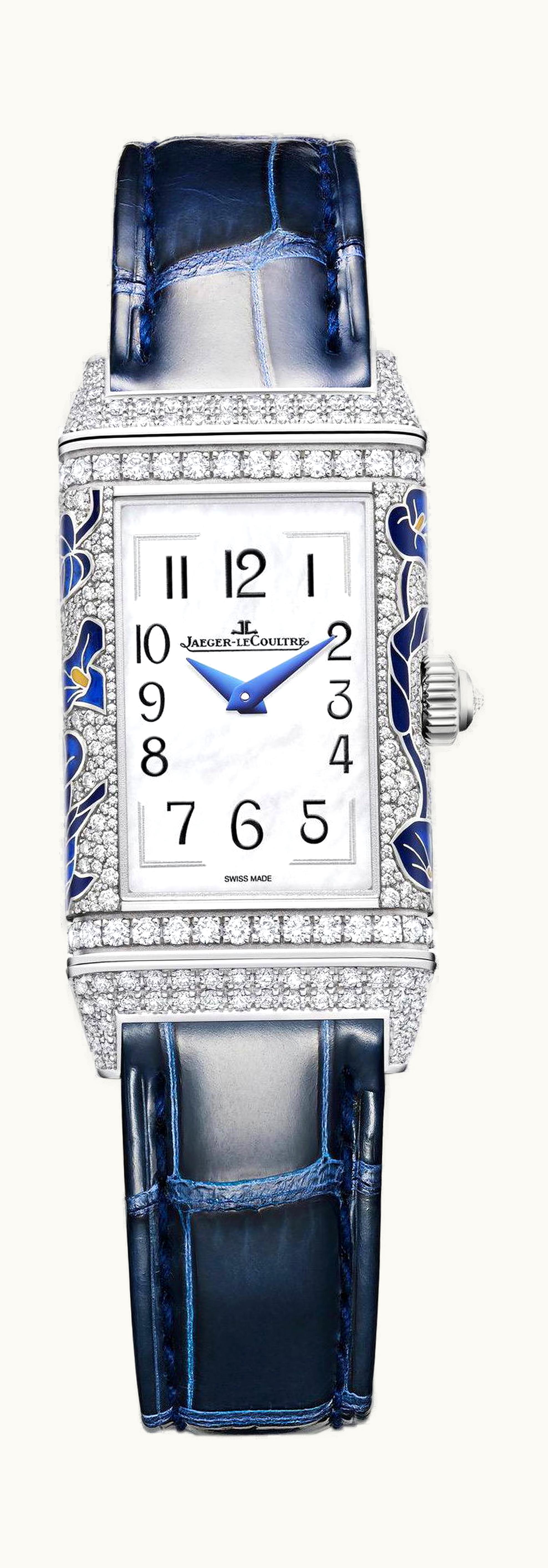 Jaeger-LeCoultre Reverso One Precious Flowers Blue Arums