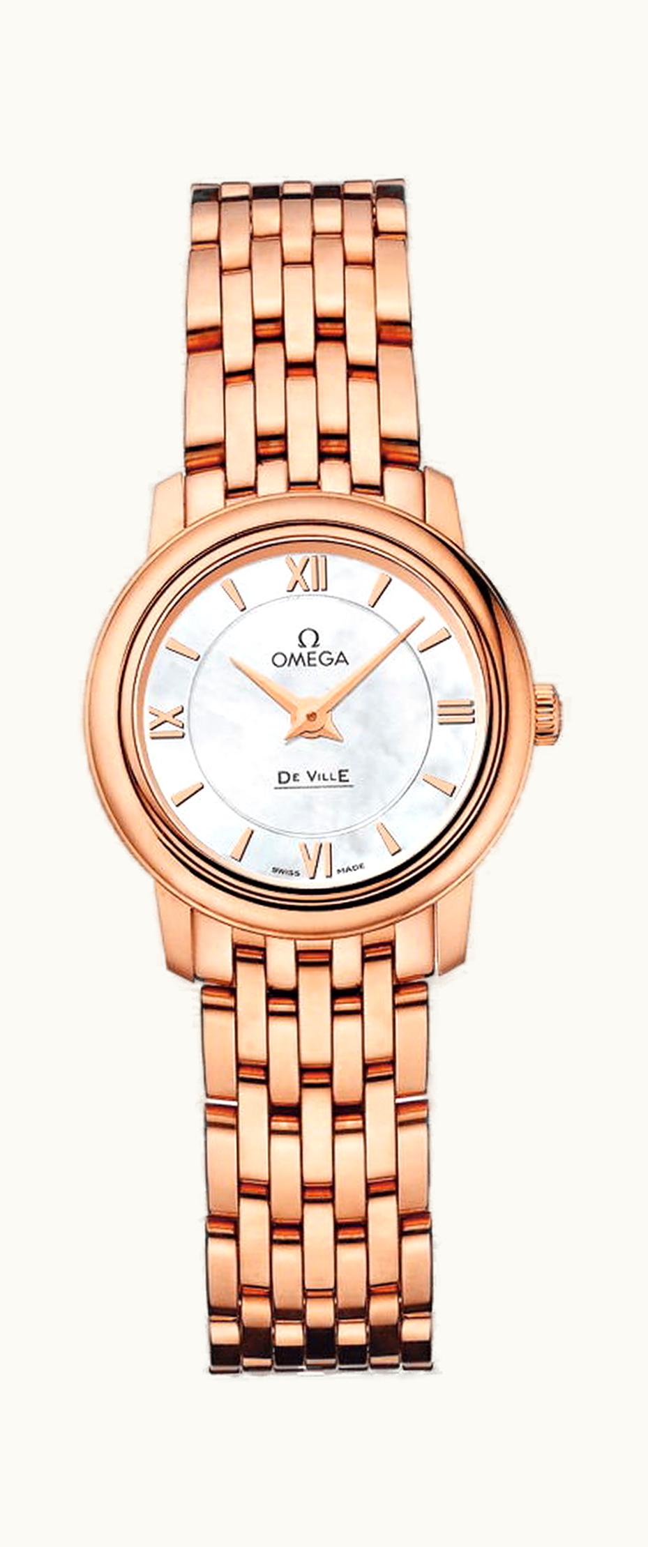 Omega De Ville 24.4mm - Red Gold - Quartz 424.50.24.60.05.002