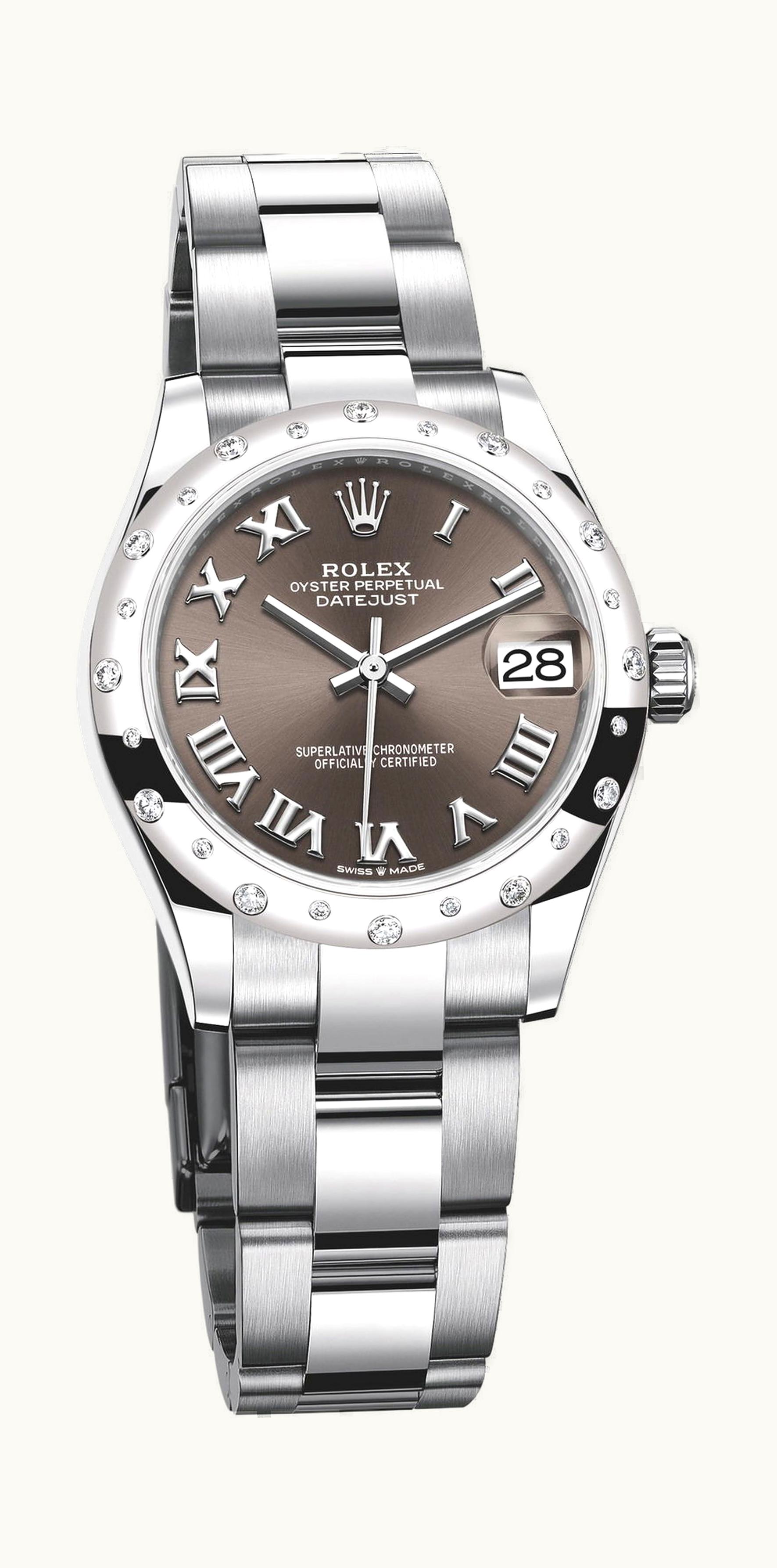 Rolex Datejust 31 41mm - Stainless Steel, White Gold - Automatic Winding