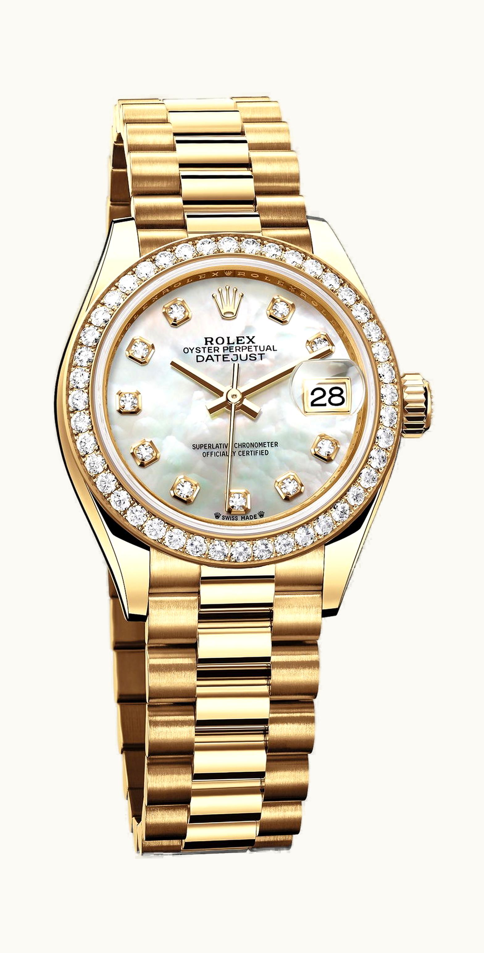 Rolex Lady-Datejust 28mm - Yellow Gold - Automatic Winding 279138RBR-0015