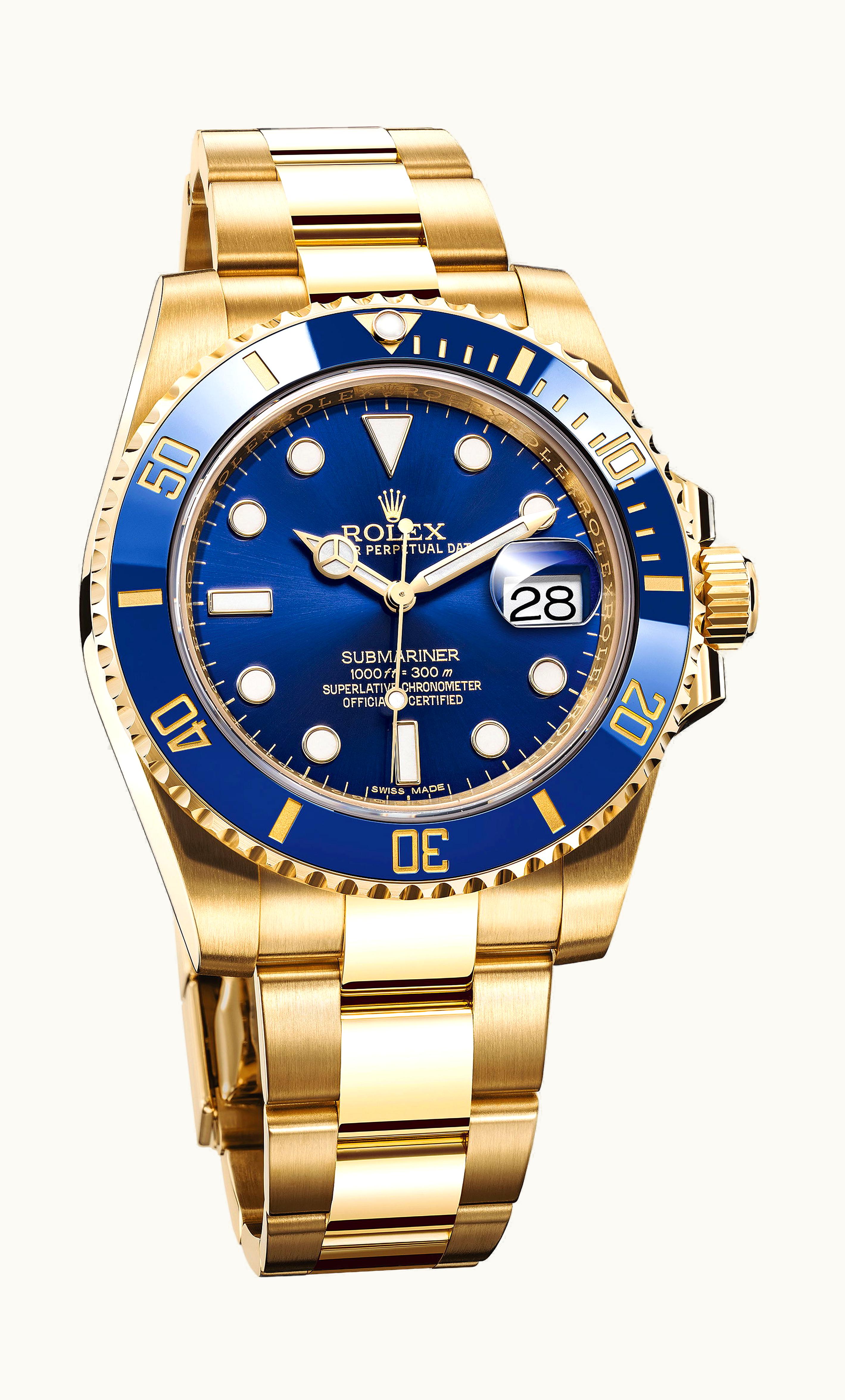 Rolex Oyster Perpetual Submariner Date 40mm - Yellow Gold - Automatic Winding M116618LB
