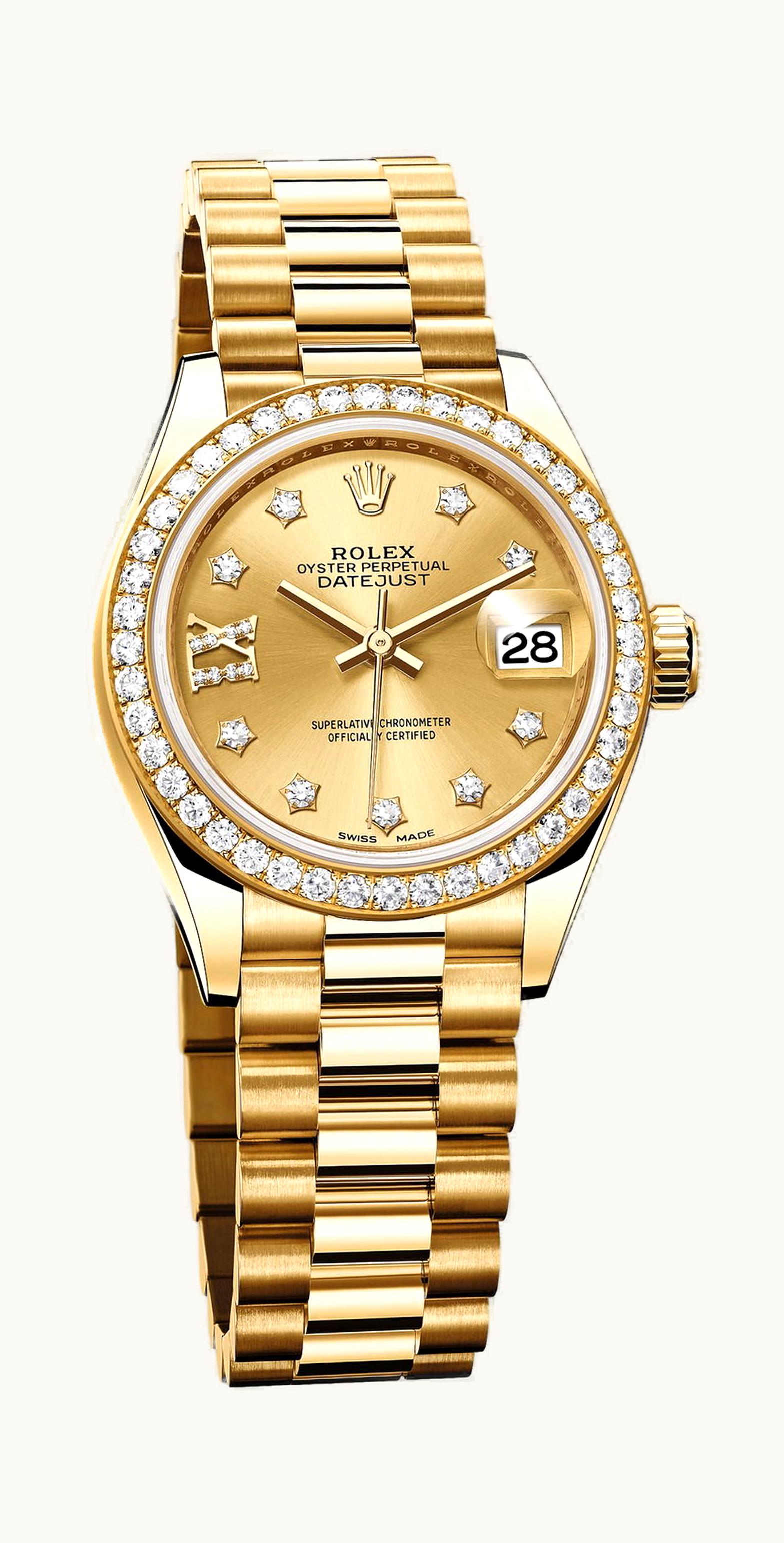 Rolex Lady-Datejust 28mm - Yellow Gold - Automatic Winding 279138RBR-0006