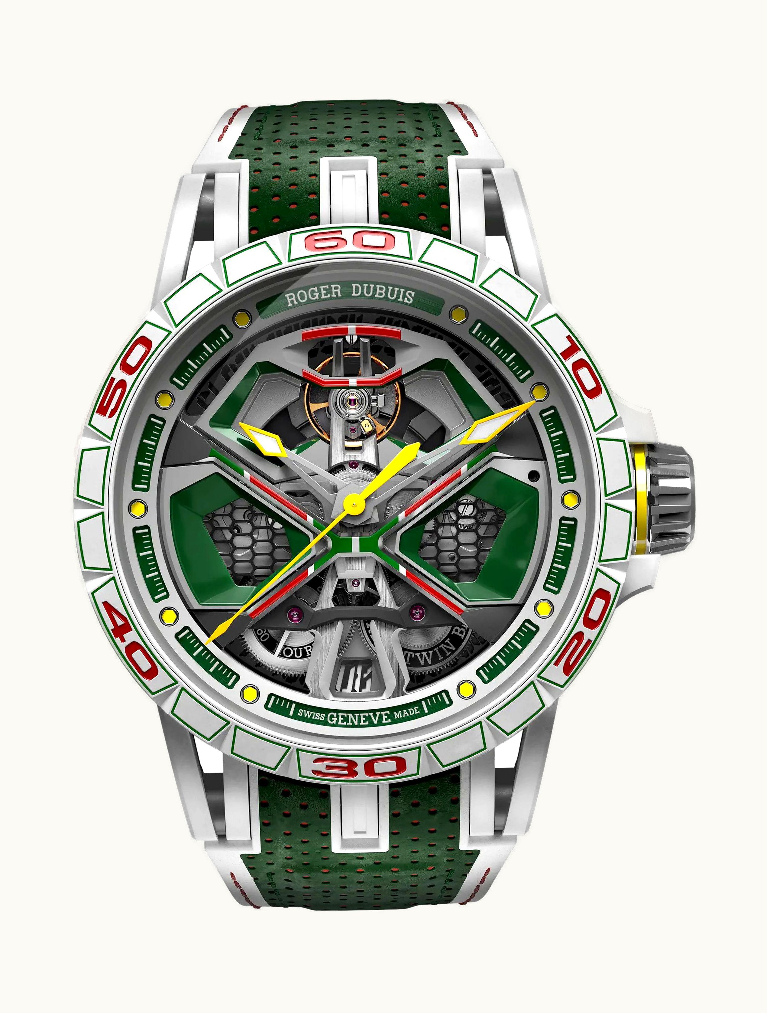 Roger Dubuis Excalibur Spider Huracan White MCF