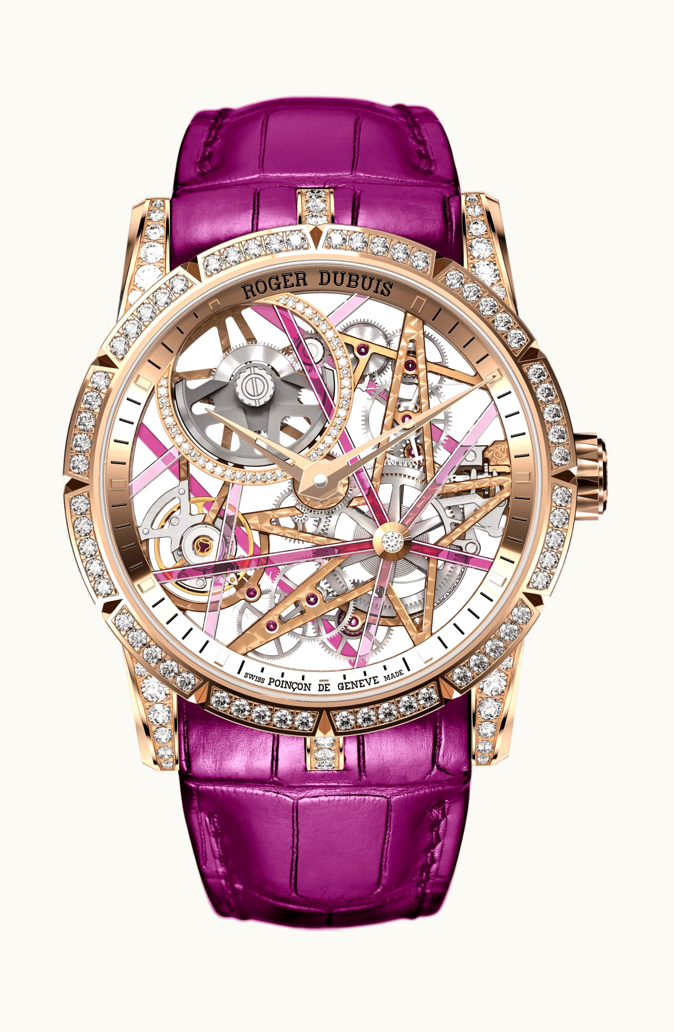 Roger Dubuis Excalibur Blacklight Pink Gold