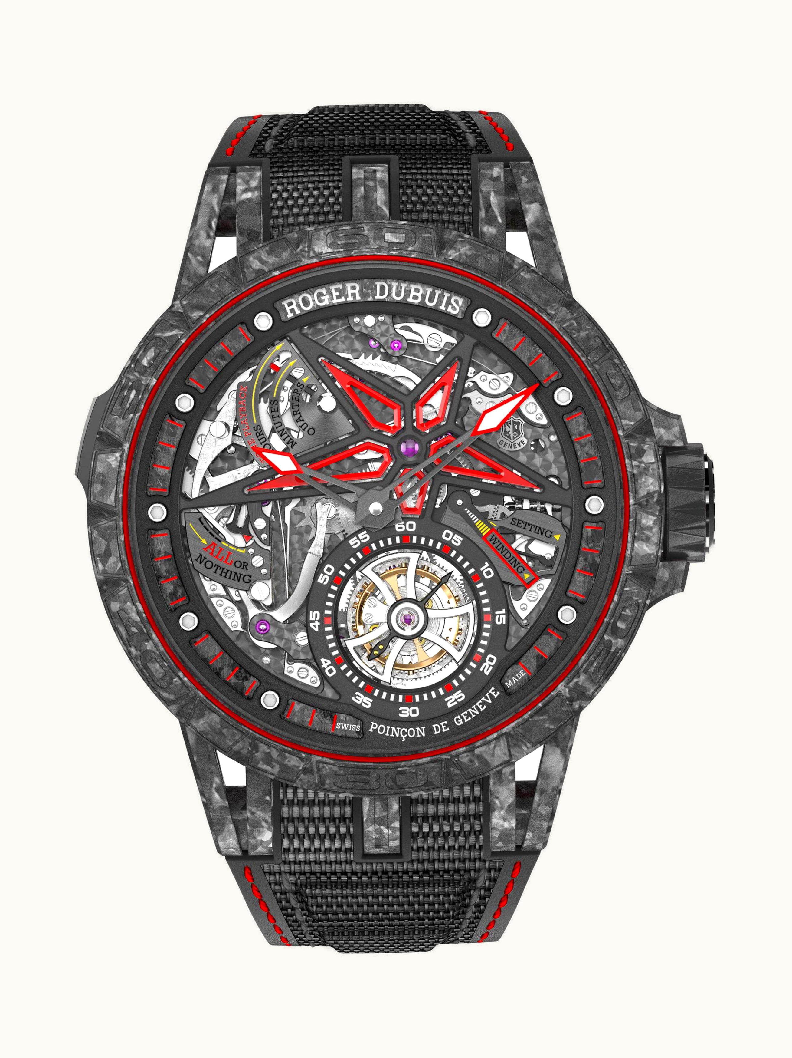 Roger Dubuis Excalibur Spider Minute Repeater Tourbillon Carbon