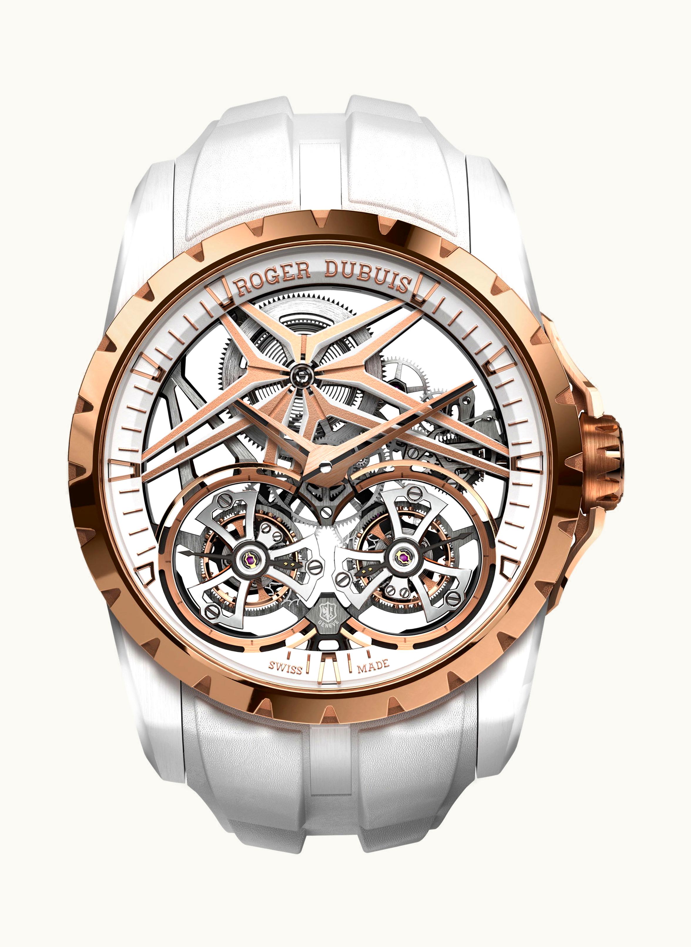 Roger Dubuis Excalibur Double Tourbillon Edition White Ceramic