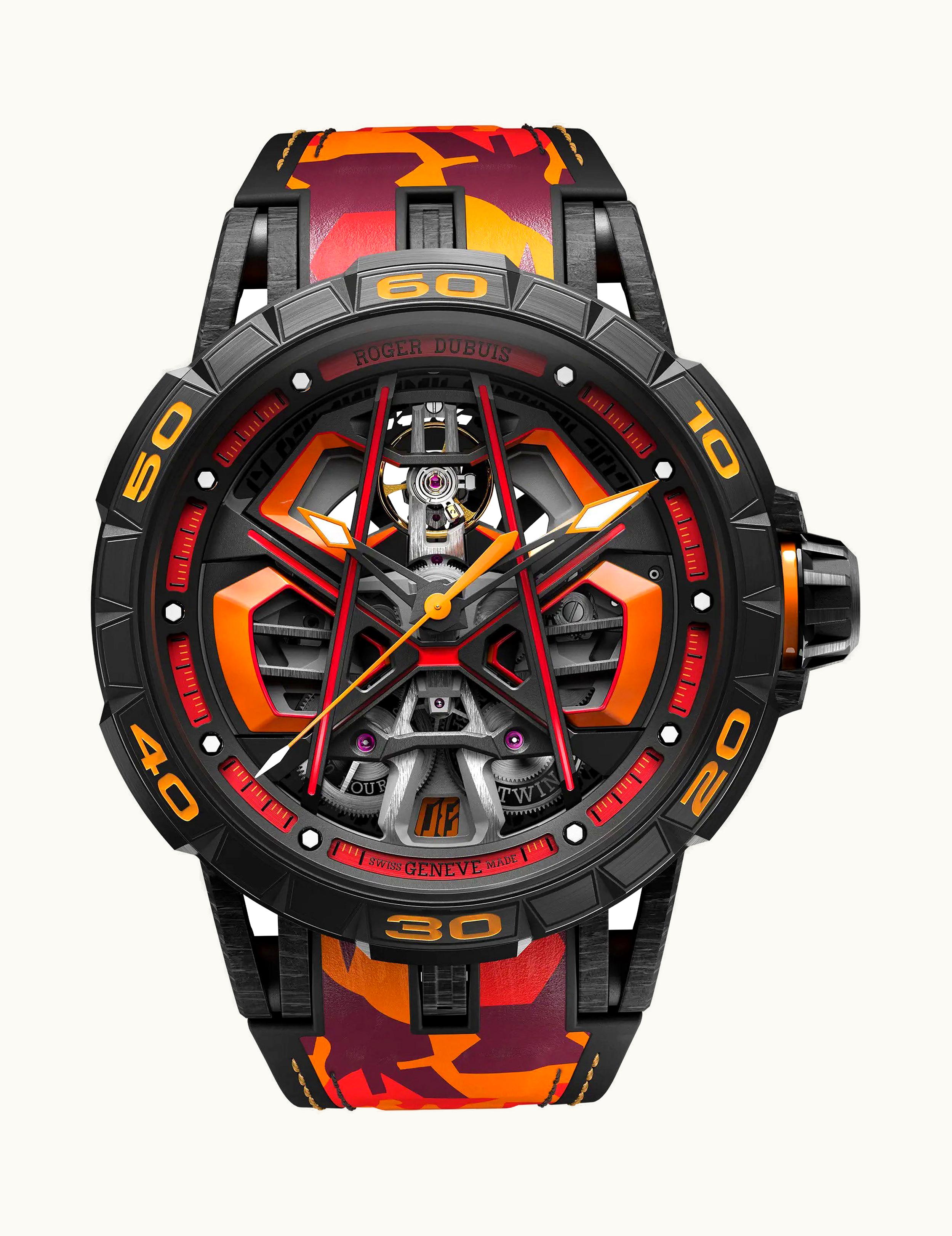 Roger Dubuis Excalibur Spider Huracan Sterrato MB 45mm - Carbon - Automatic Winding