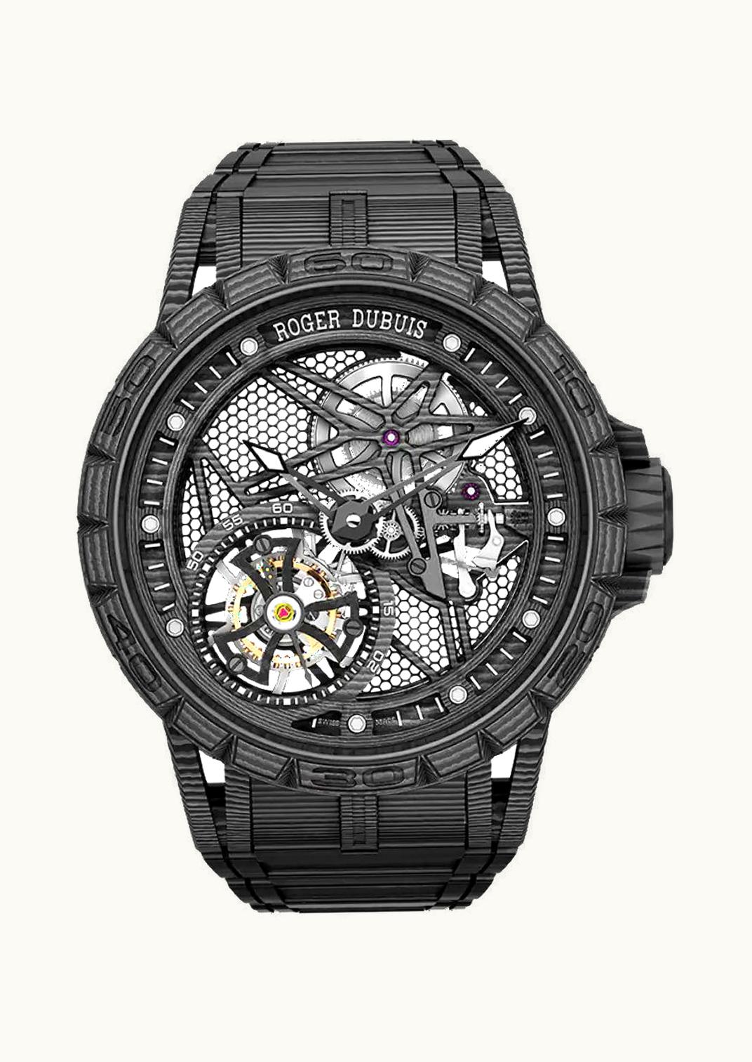 Roger Dubuis Excalibur Spider Carbon Flying Tourbillon 45mm - Carbon - Manual Winding