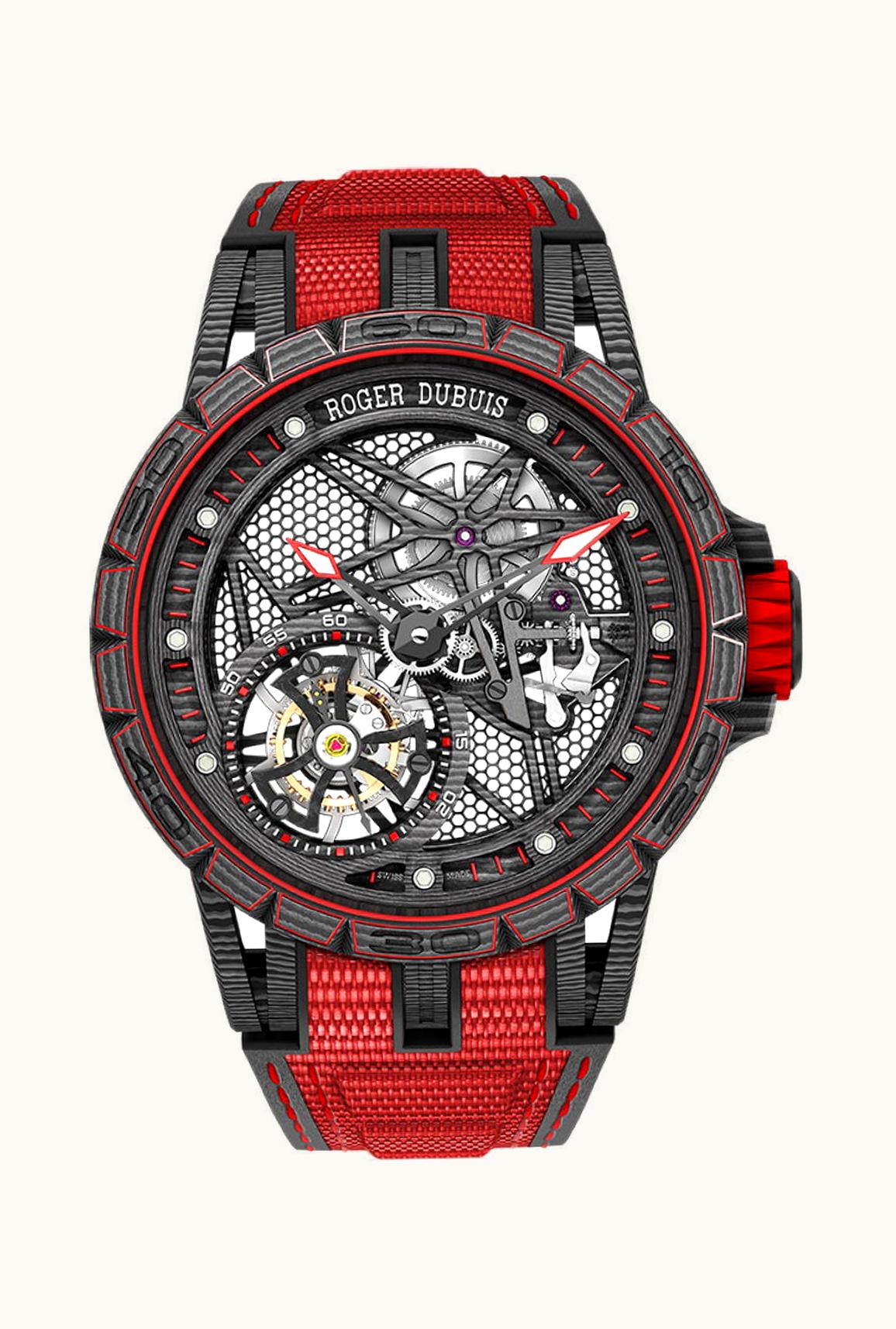 Roger Dubuis Excalibur Spider Carbon Skeleton Flying Tourbillon