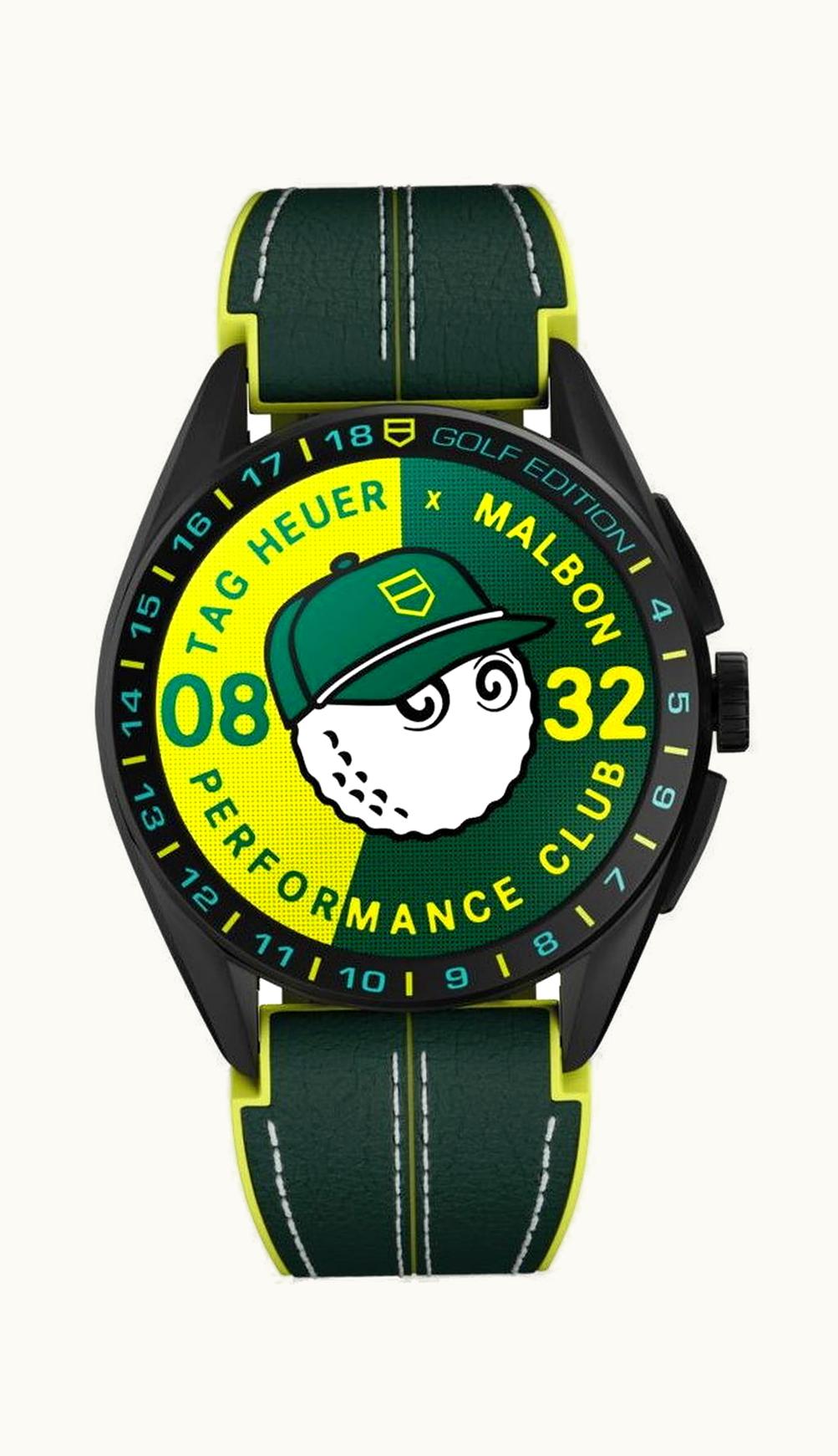 TAG Heuer Connected Calibre E4 45MM X Malbon Golf Edition