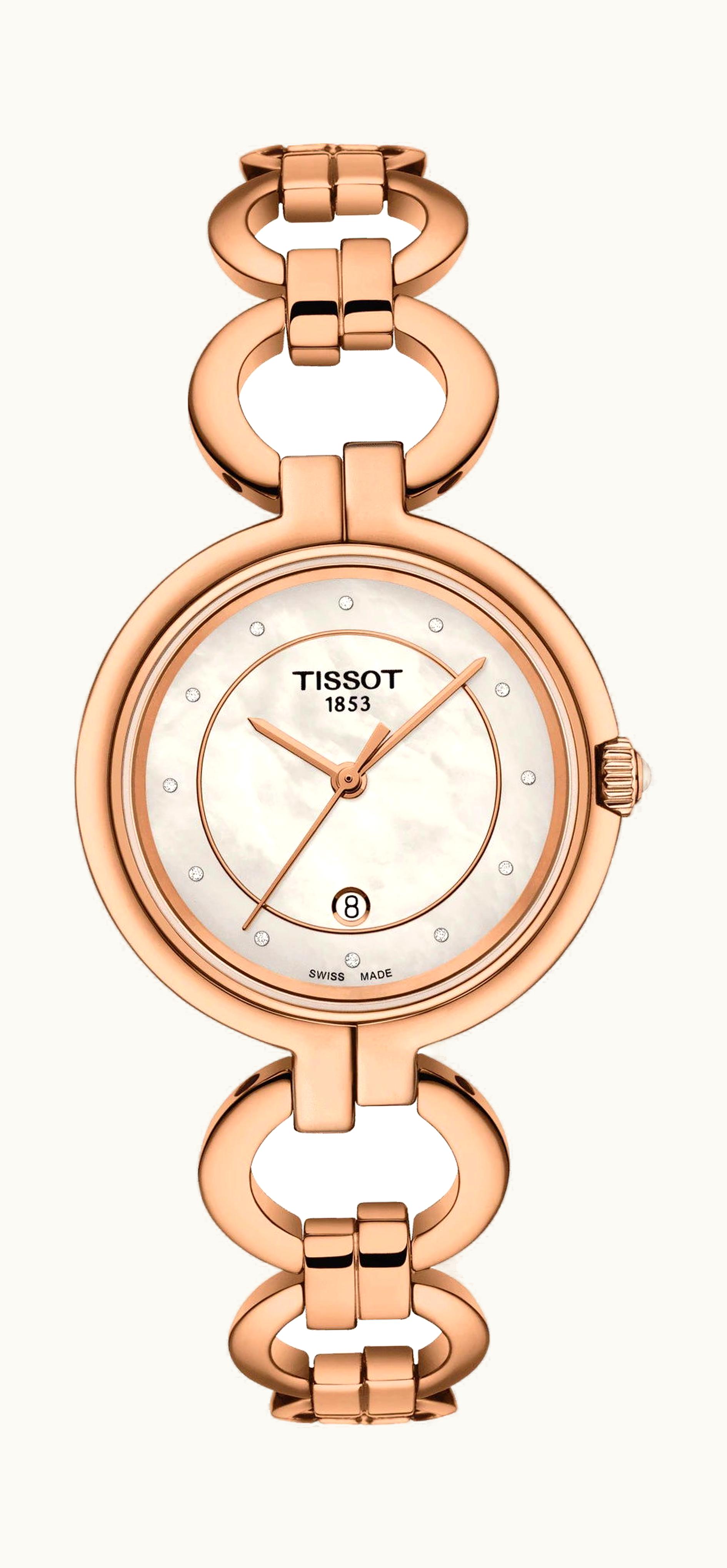 Tissot Flamingo 30.0mm - Rose Gold Plated Steel - Quartz