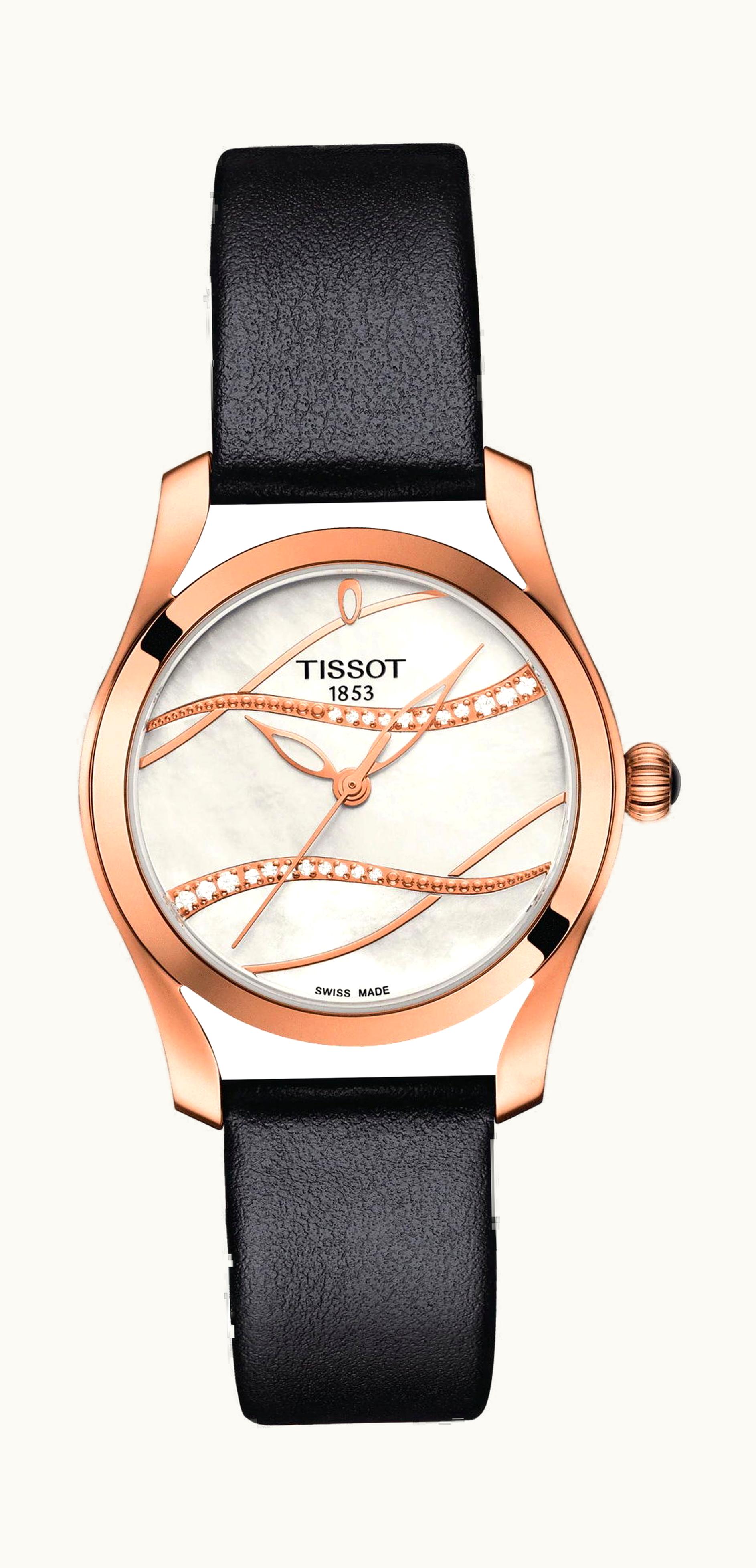Tissot T-Wave 30.0mm - Rose Gold Plated Steel - Quartz