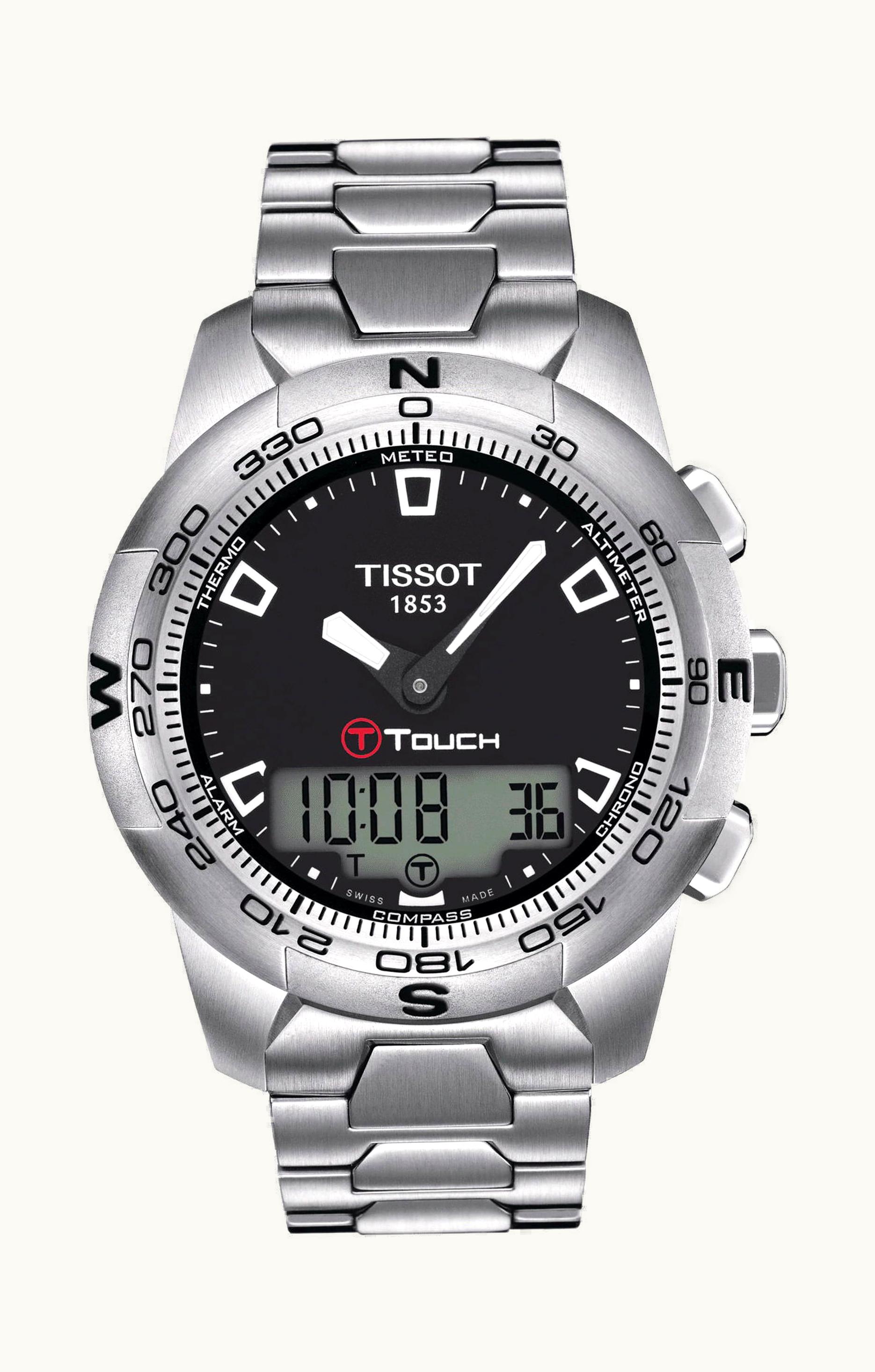 Tissot T-Touch II Stainless Steel 42.7mm - Stainless Steel - Quartz