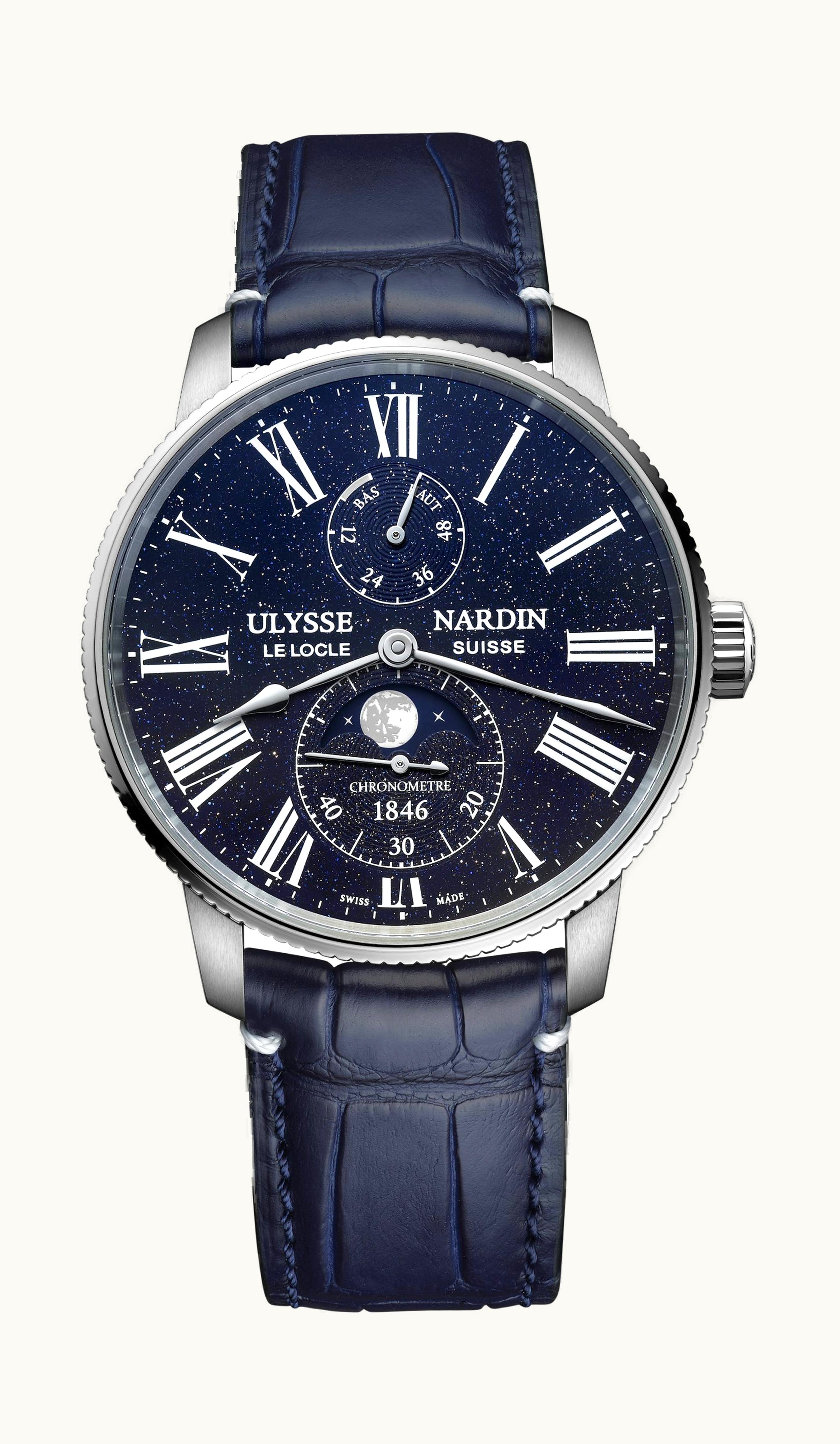 Ulysse Nardin Marine Torpilleur Moonphase Aventurine